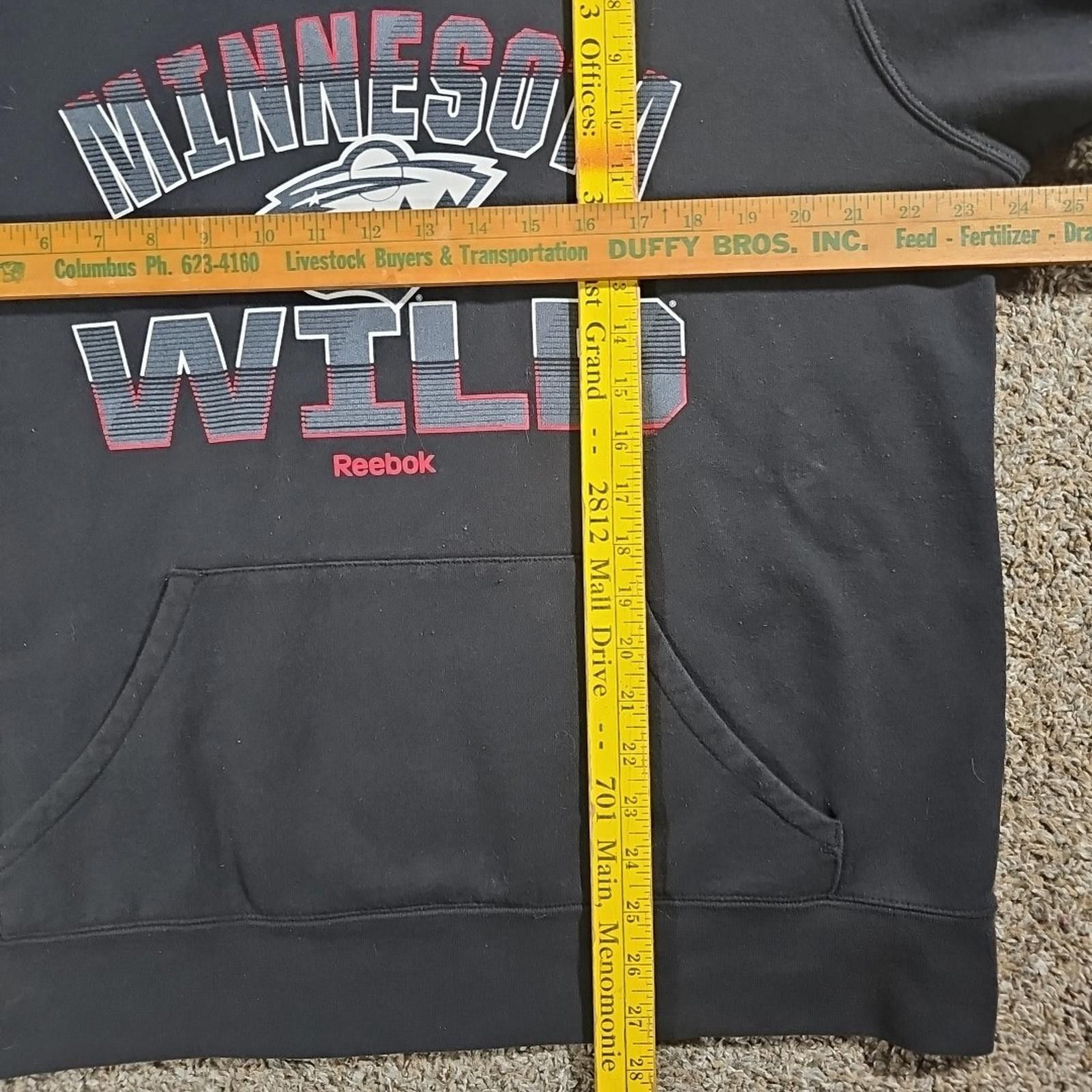 Reebok Minnesota Wild Reebok Hockey Hoodie L Size ONE SIZE - 5 Thumbnail