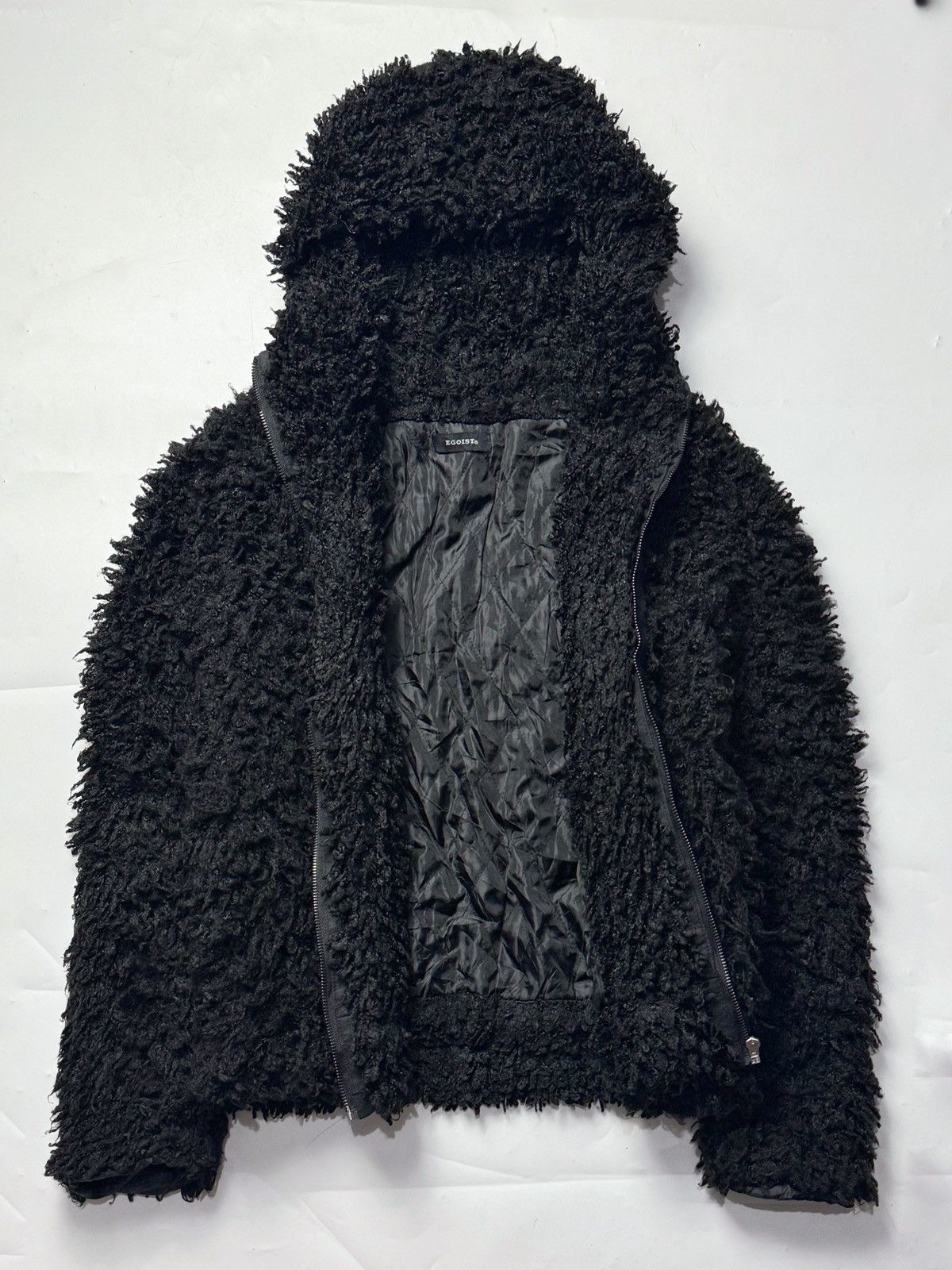 If Six Was Nine × Japanese Brand × Le Grande Bleu (L.G.B.) Crazy Mohair Black Japanese Egoist Hoodie Lgb style Size US M / EU 48-50 / 2 - 2 Thumbnail