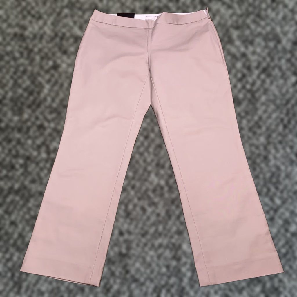 Banana Republic Banana Republic Ryan Fit Pants 8 Khaki Brown Mid Rise Stretch Regular Women Pants Modest Chino Straight Pockets Solid Casual Workwear Knockoffs? Size 30" / US 8 / IT 44 - 1 Thumbnail
