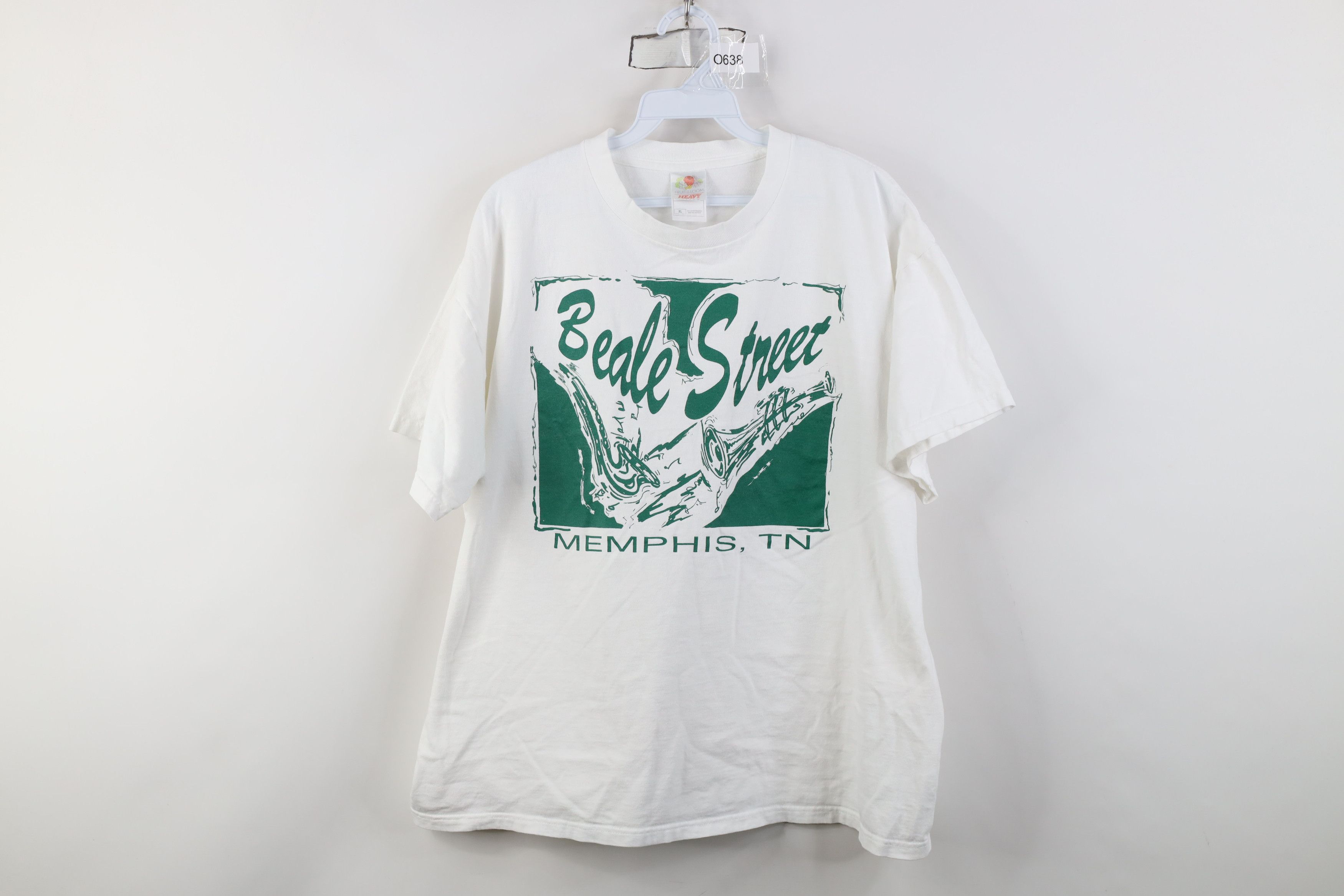 Vintage Vintage 90s Y2K Streetwear Street Memphis Jazz Music T-Shirt Size XL / US 12-14 / IT 48-50 - 1 Thumbnail
