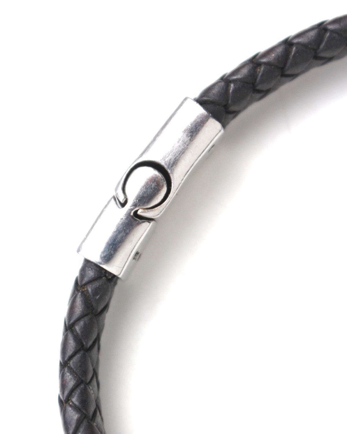 Vintage 2000S JAPANESE MADE BRAIDED LEATHER MAGNETIC CLASP BRACELET Size ONE SIZE - 5 Thumbnail