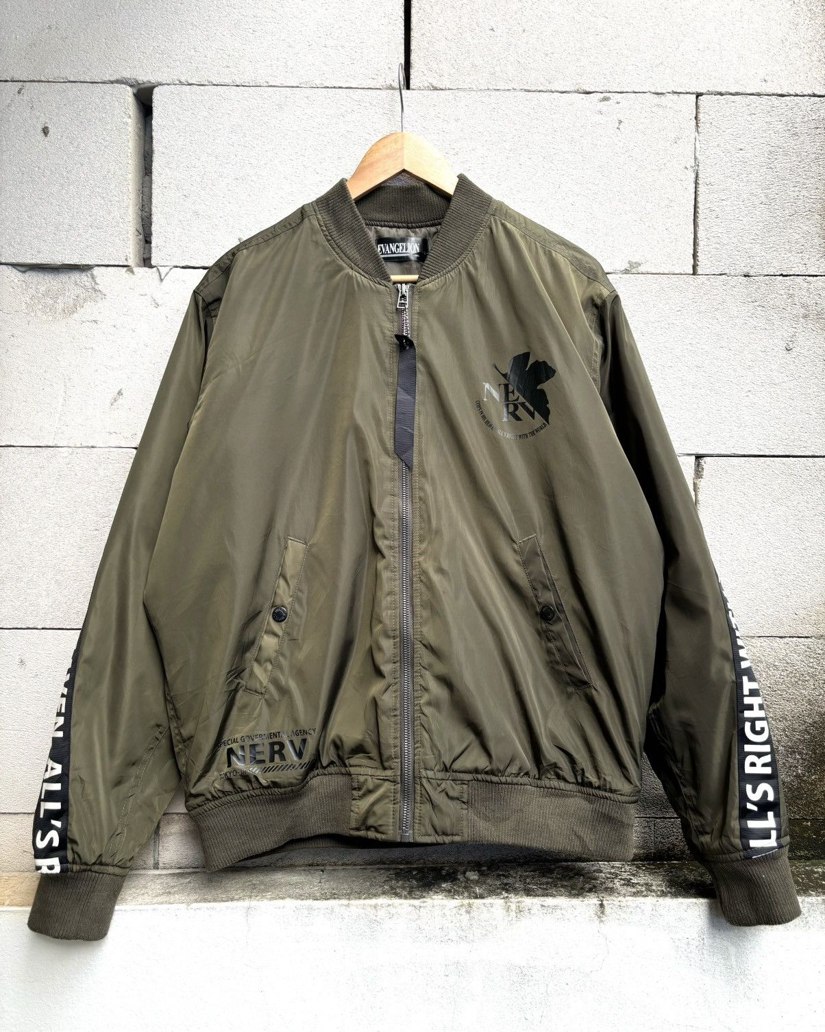 Alpha Industries NERV Evangelion Bomber Jacket TOKYO ANIME