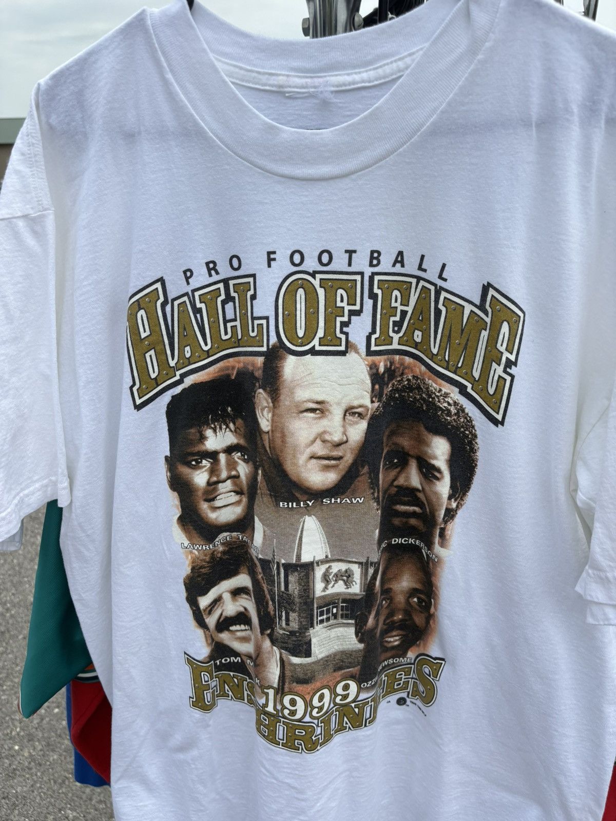 NFL × Vintage 1999 NFL Hall Of Fame Enshrinees T-Shirt Size US XL / EU 56 / 4 - 2 Thumbnail