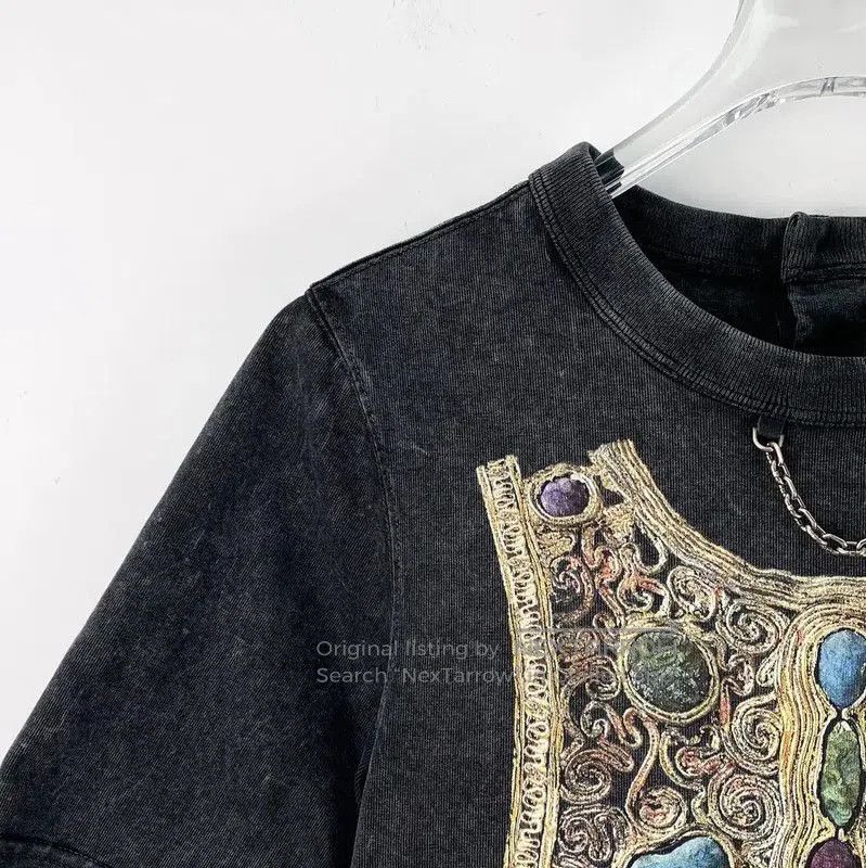 Louis Vuitton Louis Vuitton Black Gray Short Sleeve T. Size XXS / US 00 / IT 34 - 3 Thumbnail