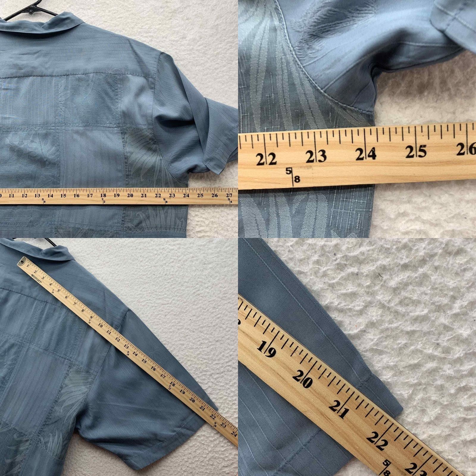 Tommy Bahama Tommy Bahama Shirt Mens Large L Blue Hawaiian Silk Dad Size US L / EU 52-54 / 3 - 8 Thumbnail