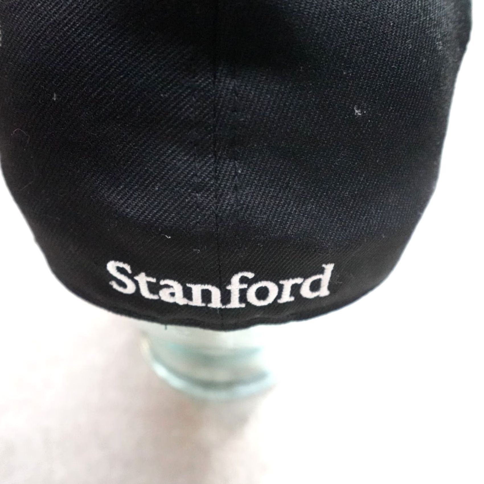 New Era VINTAGE Stanford Hat Black Fitted 7 New Era 100% Wool Mens Baseball Cap Wool Black 100% Wool 7 New Era Size ONE SIZE - 2 Thumbnail