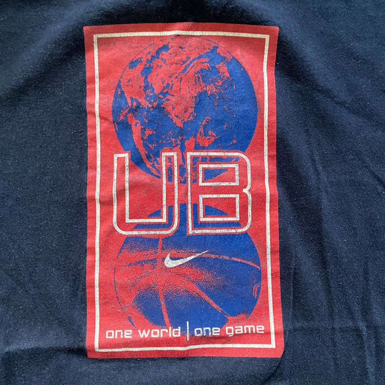 Nike VINTAGE Y2K AMAZING NIKE UNITED BALLERS CENTRAL LOGO TEE 85 Size US L / EU 52-54 / 3 - 6 Thumbnail