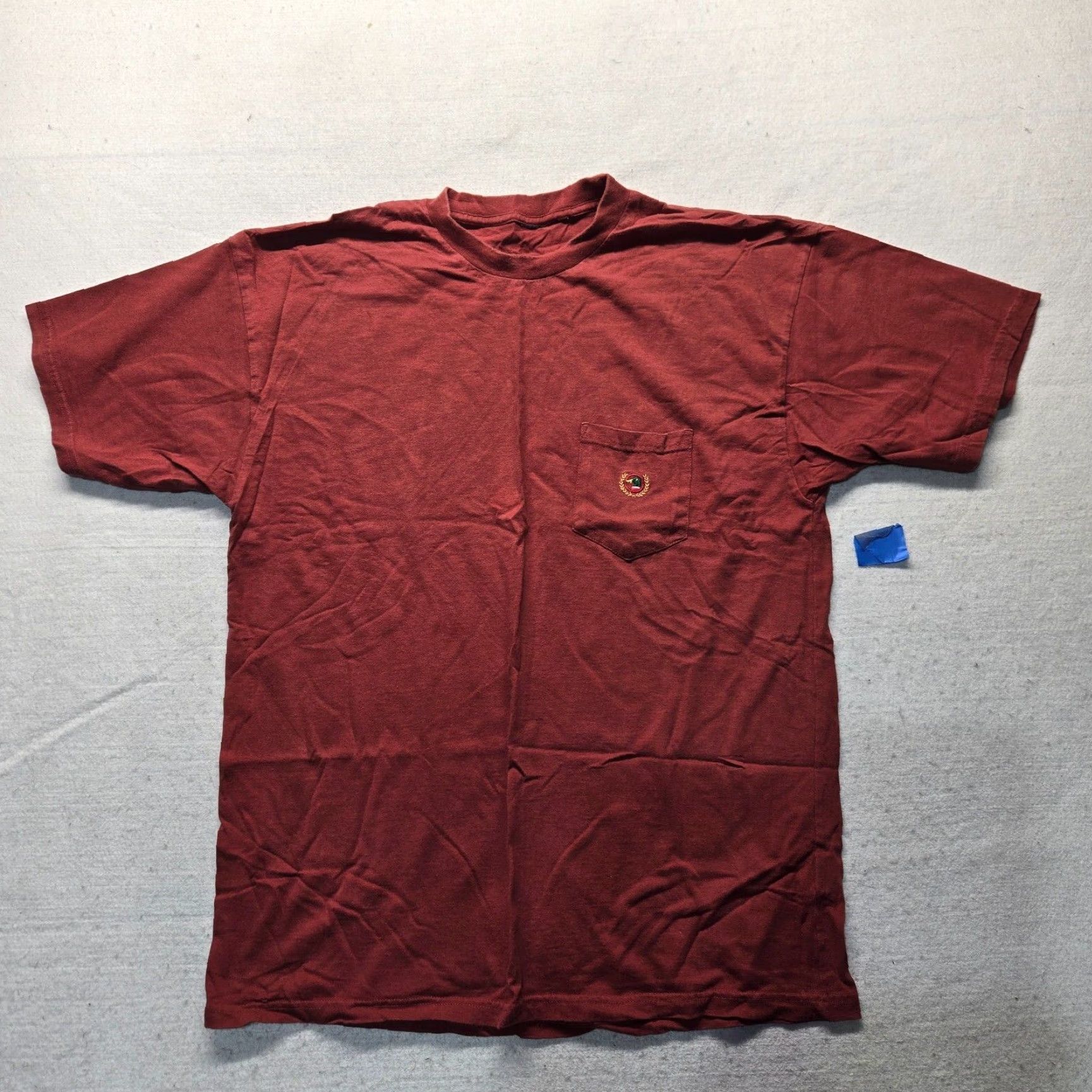 Vintage VINTAGE RedHead Men's T-Shirt 2XL Cotton Solid Red Casual Tee 90s Size US XXL / EU 58 / 5 - 2 Thumbnail