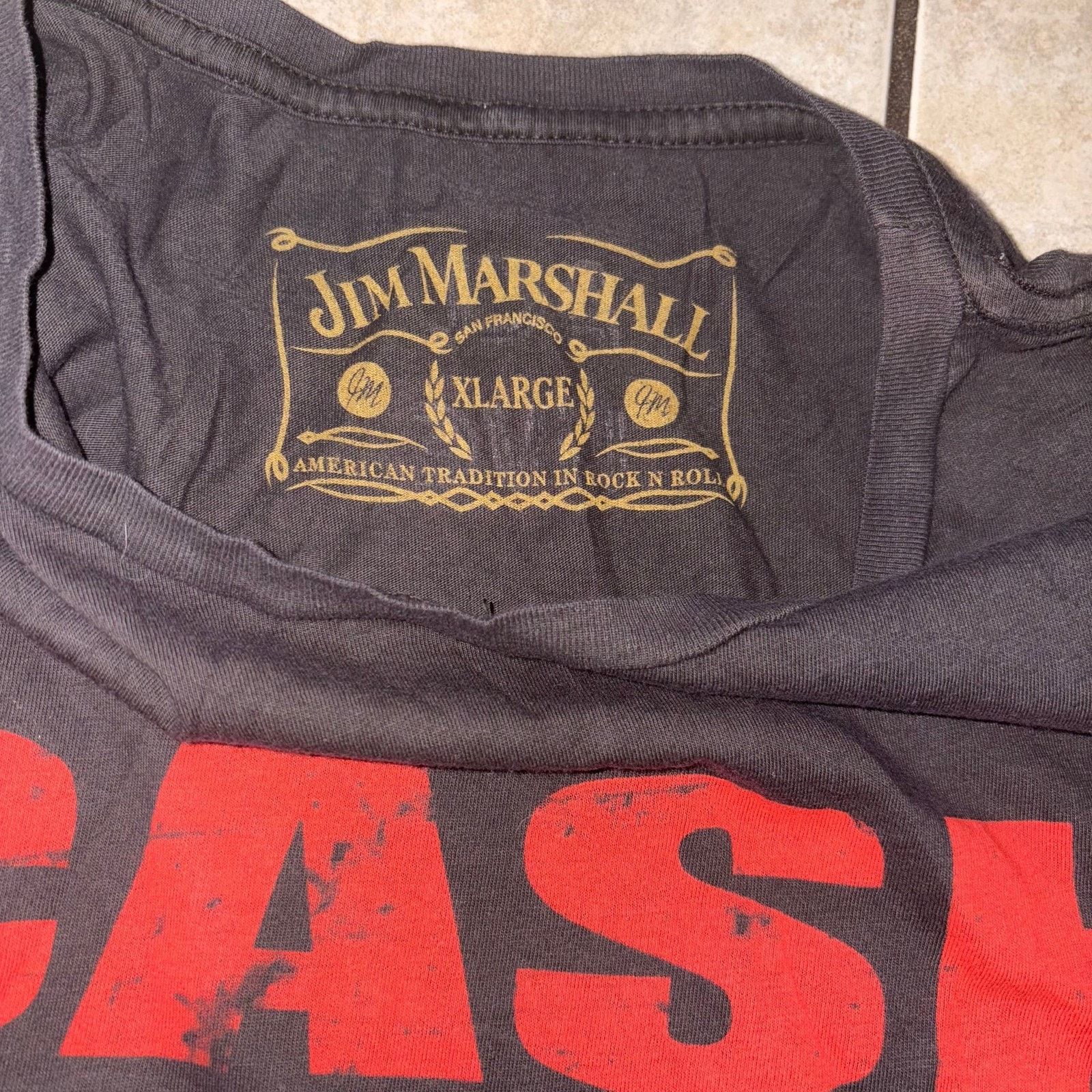 Vintage Jim Marshall Clothing Johnny Cash Middle Finger 'The Bird Size US XL / EU 56 / 4 - 4 Thumbnail
