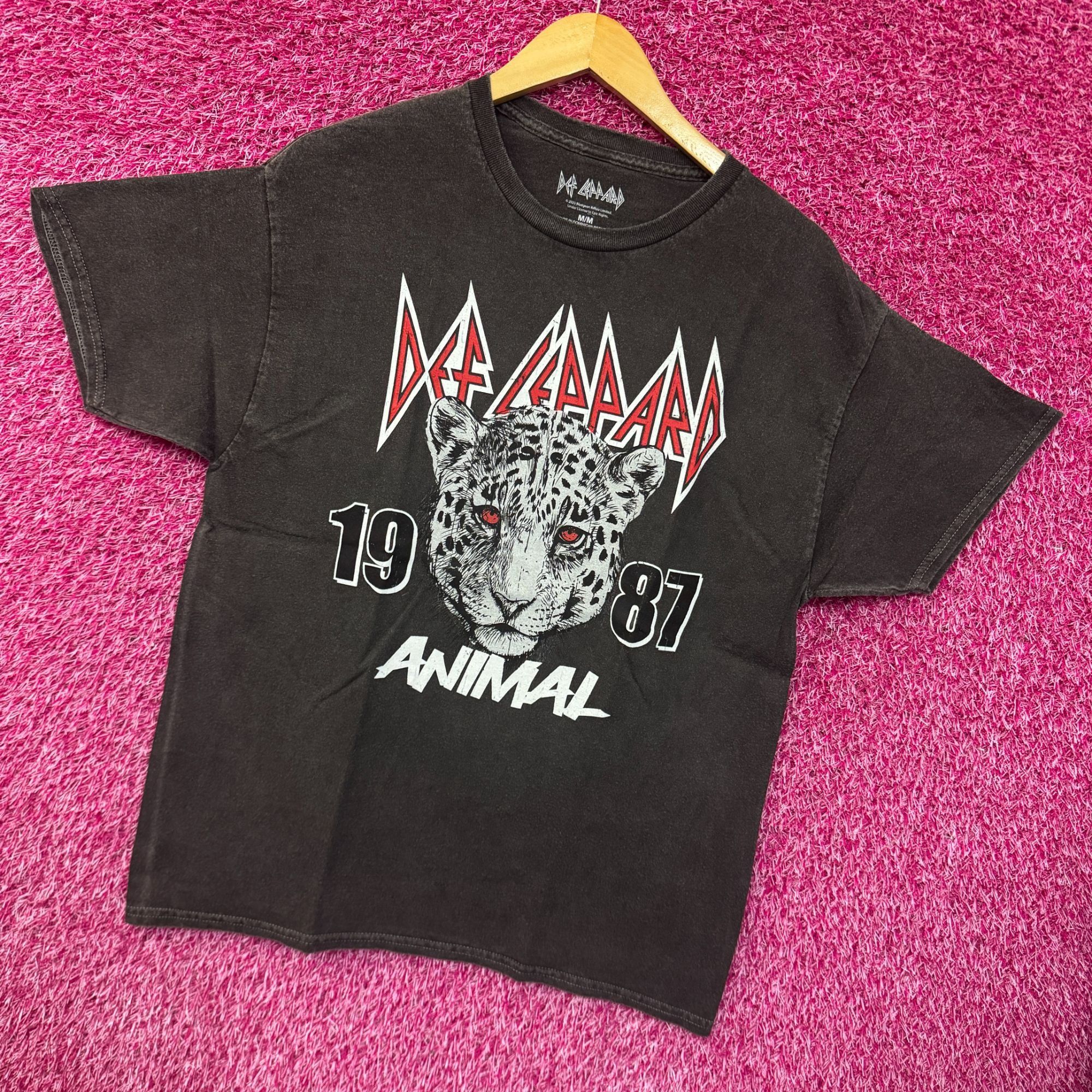 Def Leppard Def Leppard 1987 Animal Hysteria Heavy Metal Rock Band Tee M Size US M / EU 48-50 / 2 - 3 Thumbnail