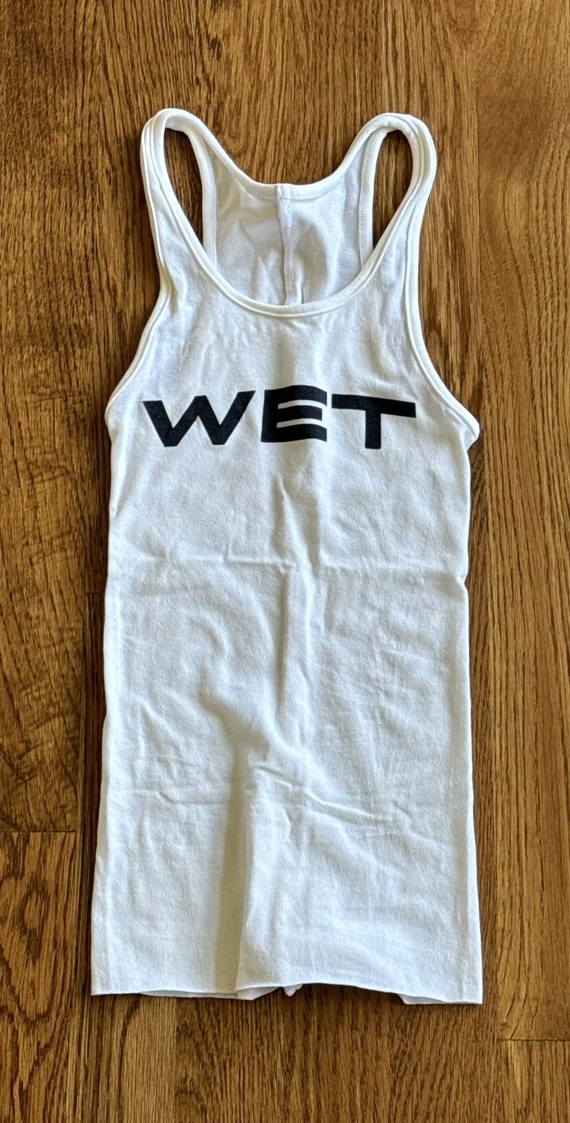 Kanye West Size 3 Yzy Mowalola Wet Tank Top Vultures Donda JIK | Grailed