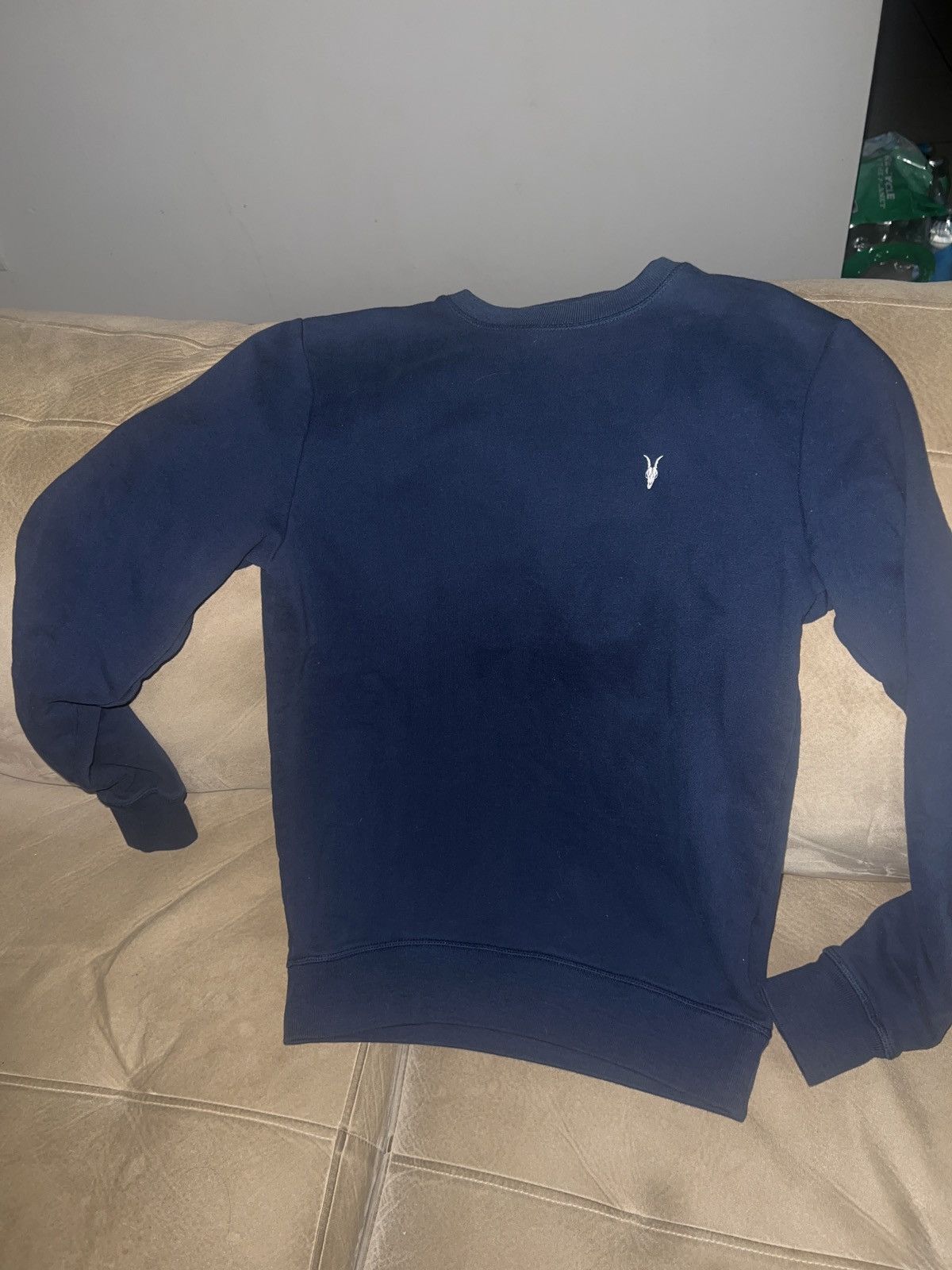 Allsaints × Designer Allsaints Basic Small Logo navy Crewneck Size US XS / EU 42 / 0 - 1 Thumbnail