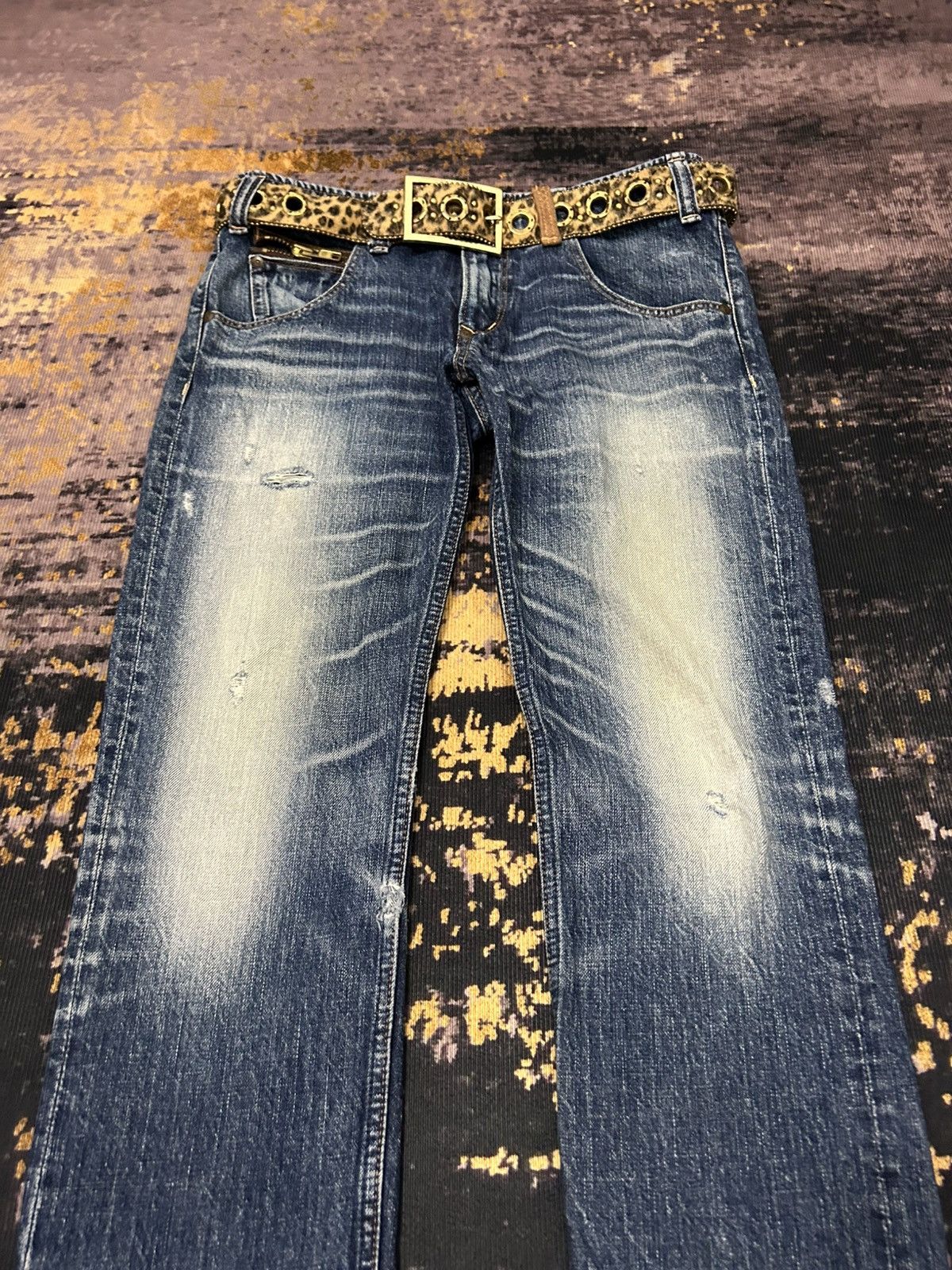 Tornado Mart RNA Inc Japan Distressed Snake Pocket Back Size US 31 - 5 Thumbnail