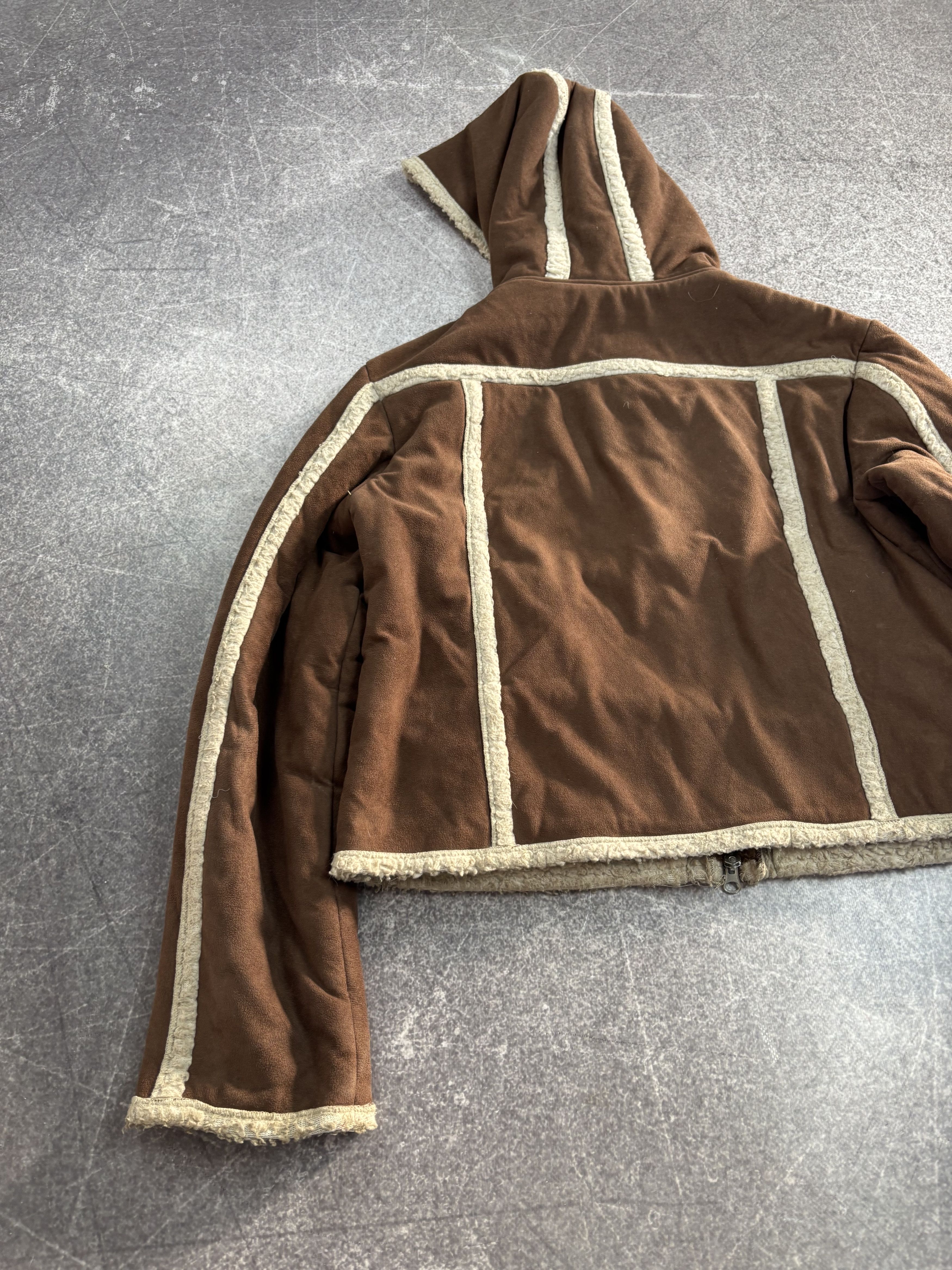 Hysteric Glamour ISSEY MIYAKE JUNYA WATANABE STYLE CROPPED SUEDE JACKET Size US S / EU 44-46 / 1 - 4 Thumbnail