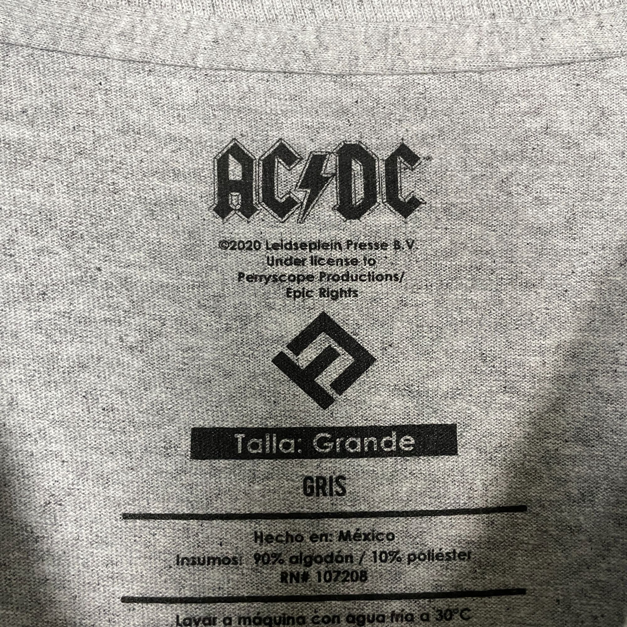 AC/DC AC/DC Simple Black Lettering size Large Size US L / EU 52-54 / 3 - 2 Thumbnail