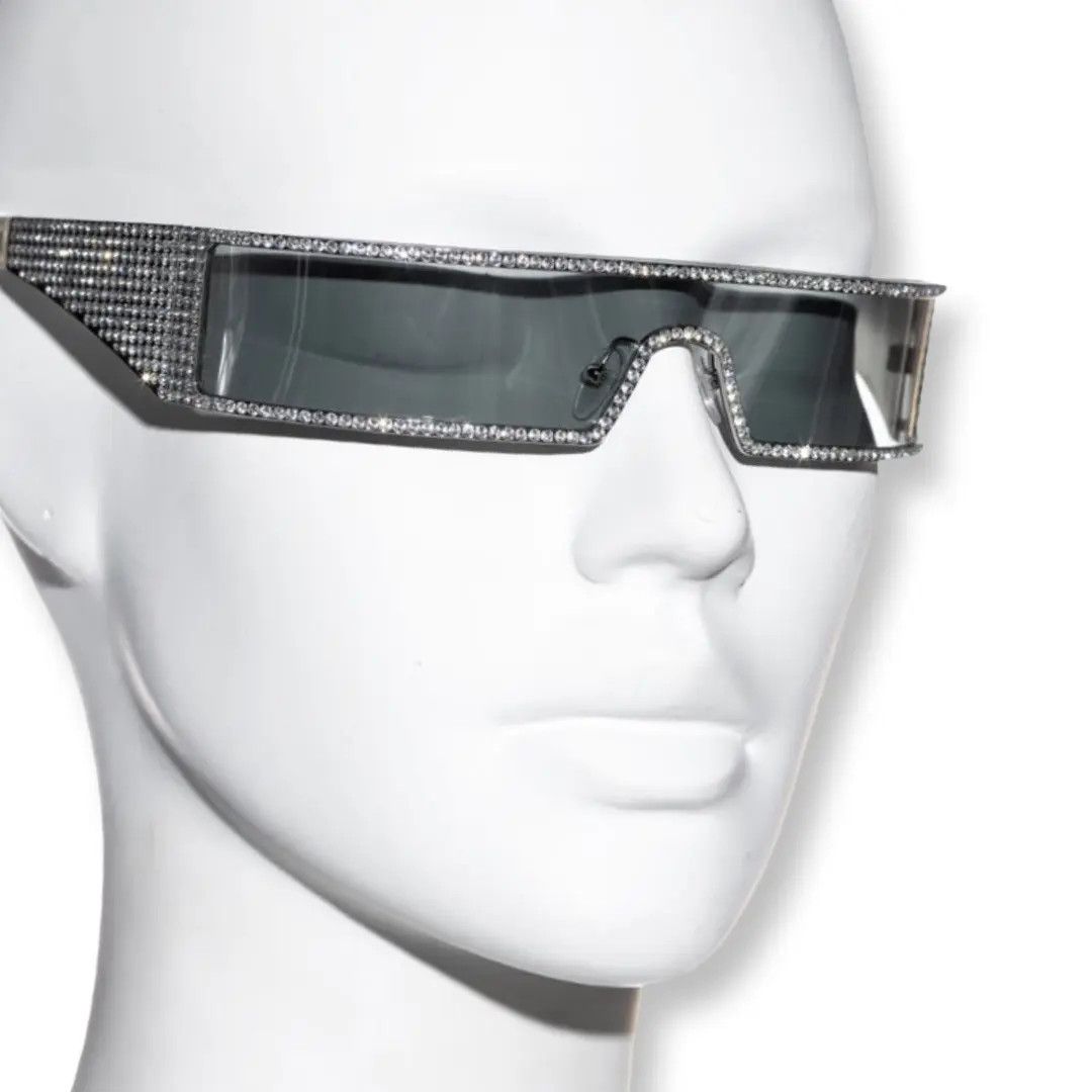 Dior DIOR Sunglasses Swarovski Punk 2003 GALLIANO Metal y2k Size ONE SIZE - 8 Thumbnail