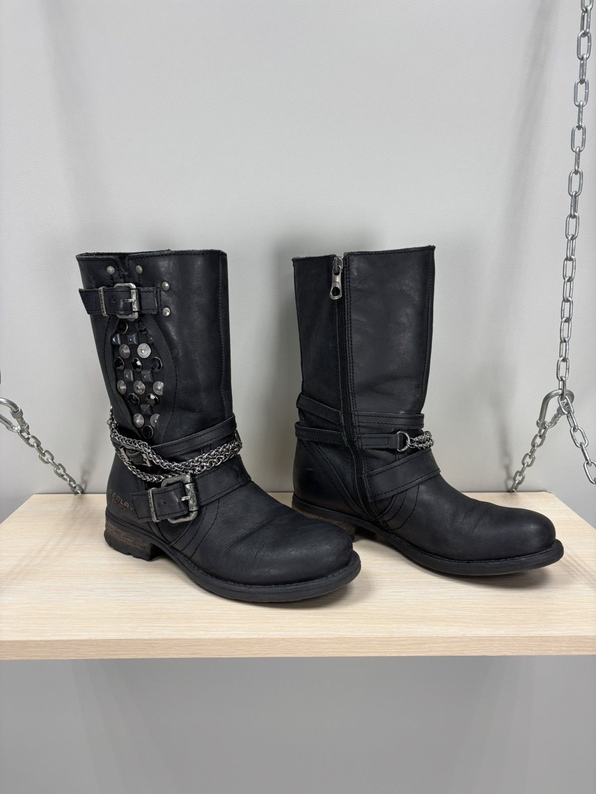 Replay Womens boots Replay Size 38 Color Black Size US 8 / IT 38 - 1 Thumbnail