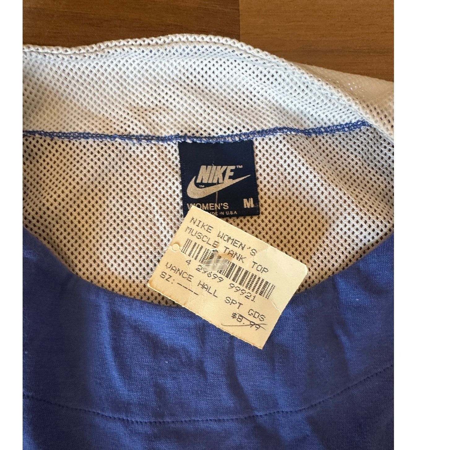 Nike Vintage 90s Nike Women’s Mesh Tank Top Blue Tag Size S NWT Size S / US 4 / IT 40 - 4 Thumbnail