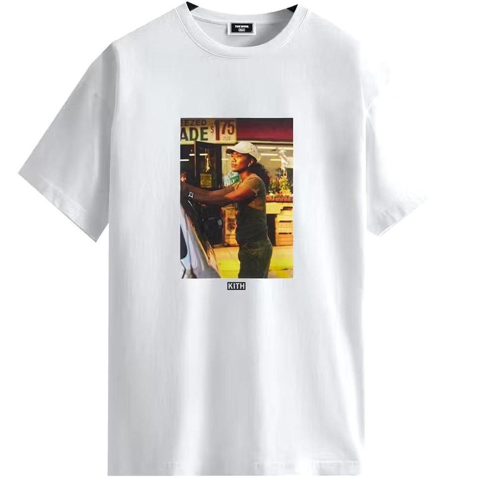 image of Kith X The Wire “Kima” Tee Shirt In White, Men's (Size 2XL)