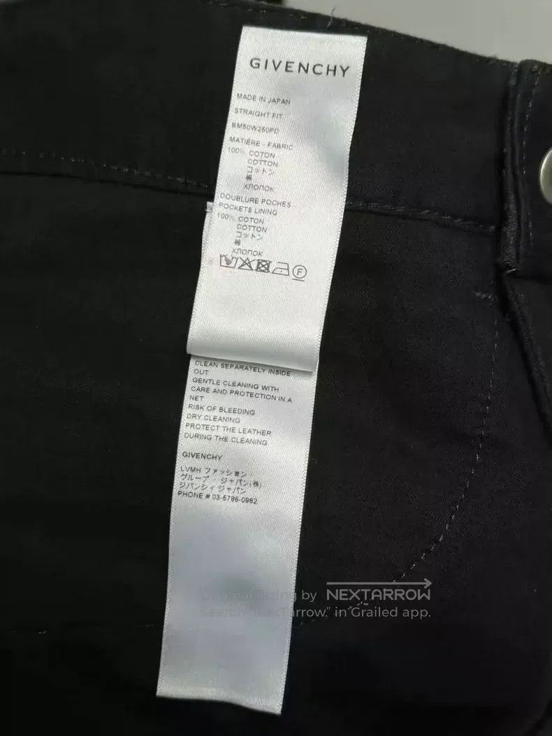 Givenchy Givenchy Black-Green Boro Ripped Double-Zip Denim Pants Size US 32 / EU 48 - 7 Thumbnail