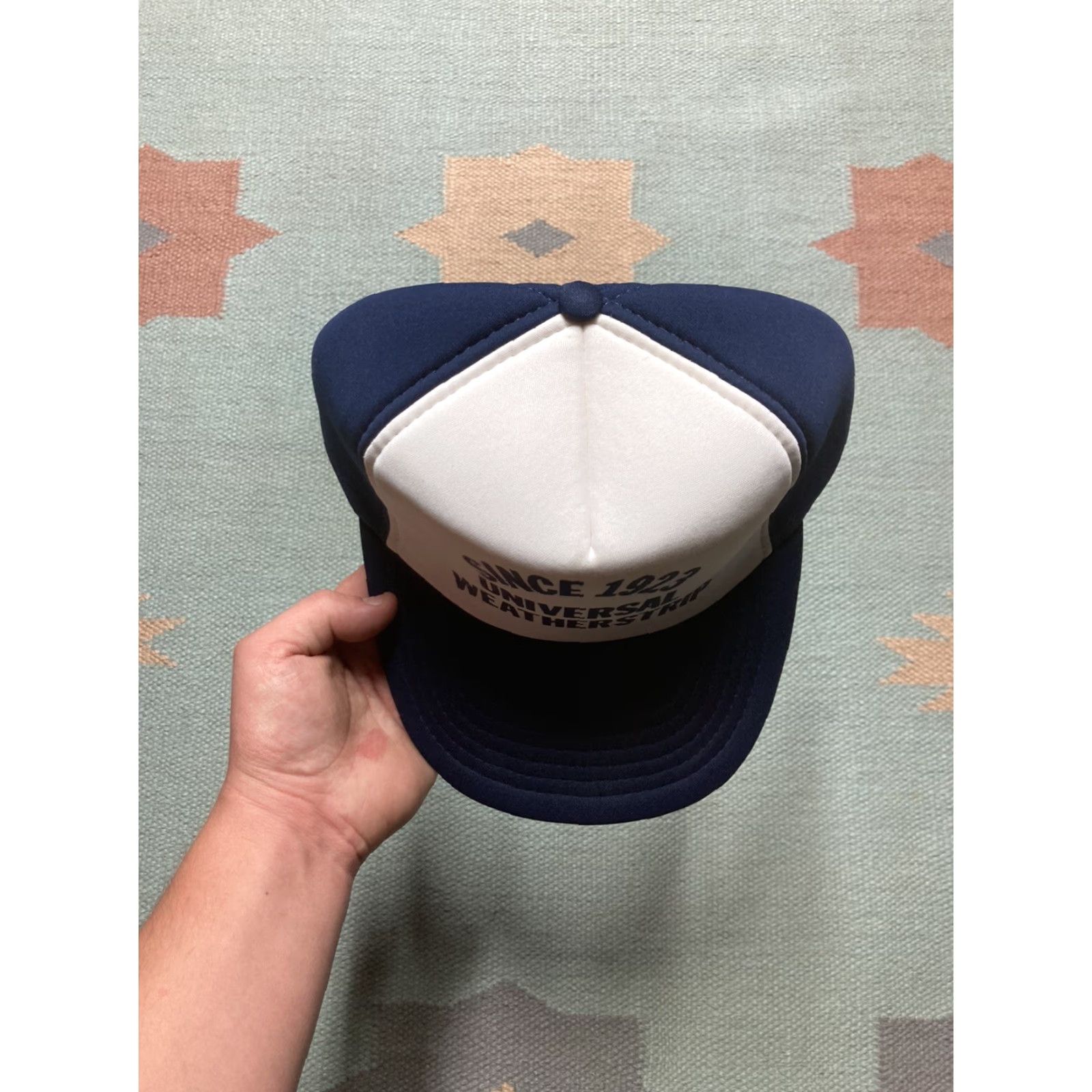Vintage VINTAGE Universal SnapBack Hat Cap Since 1923 Adjustable University Blue Mens Adjustable Snapback Hat Size ONE SIZE - 3 Thumbnail
