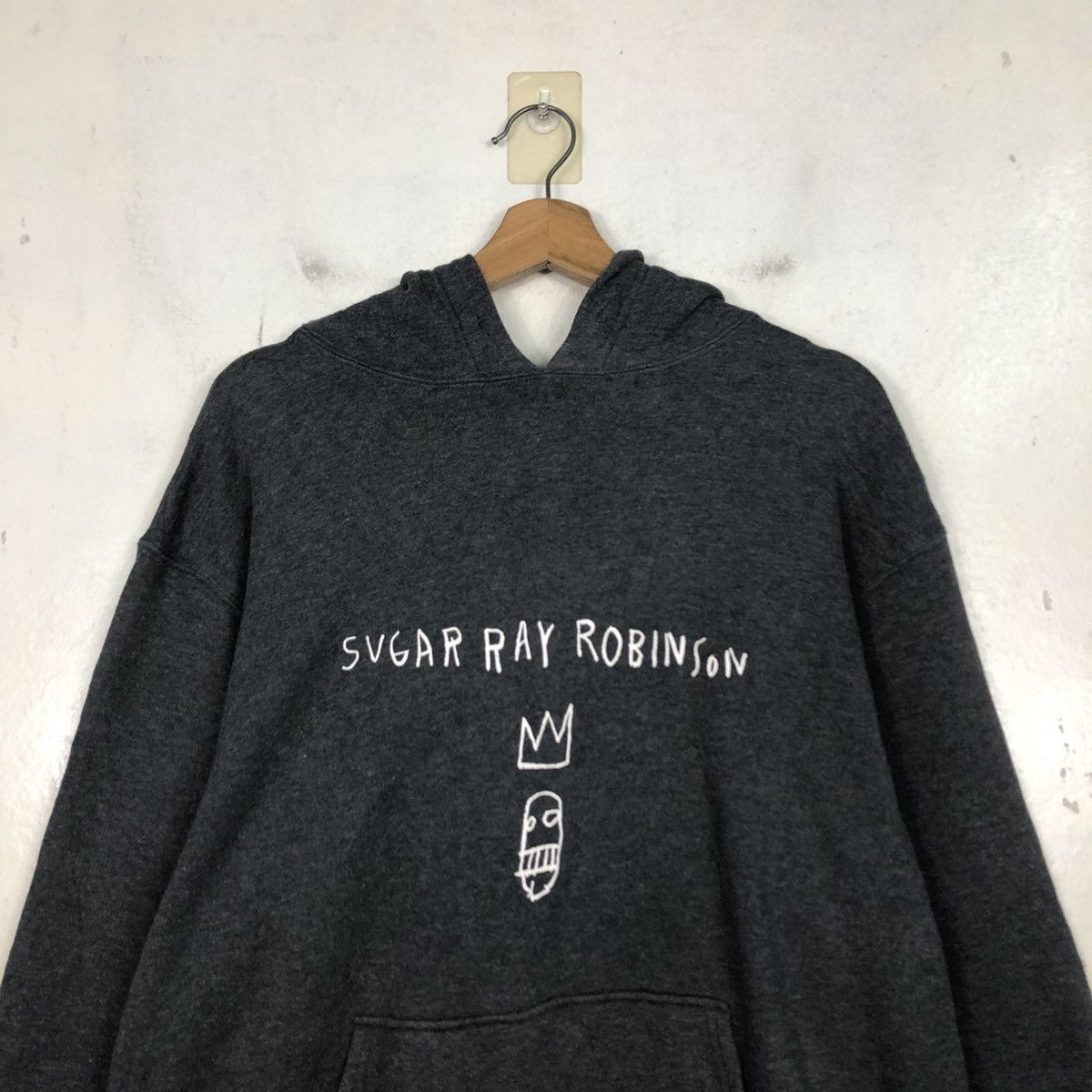 Jean-Michel Basquiat 📌Hoodie Pull Over Jean Michel Basquats Big Logo Size US M / EU 48-50 / 2 - 15 Thumbnail