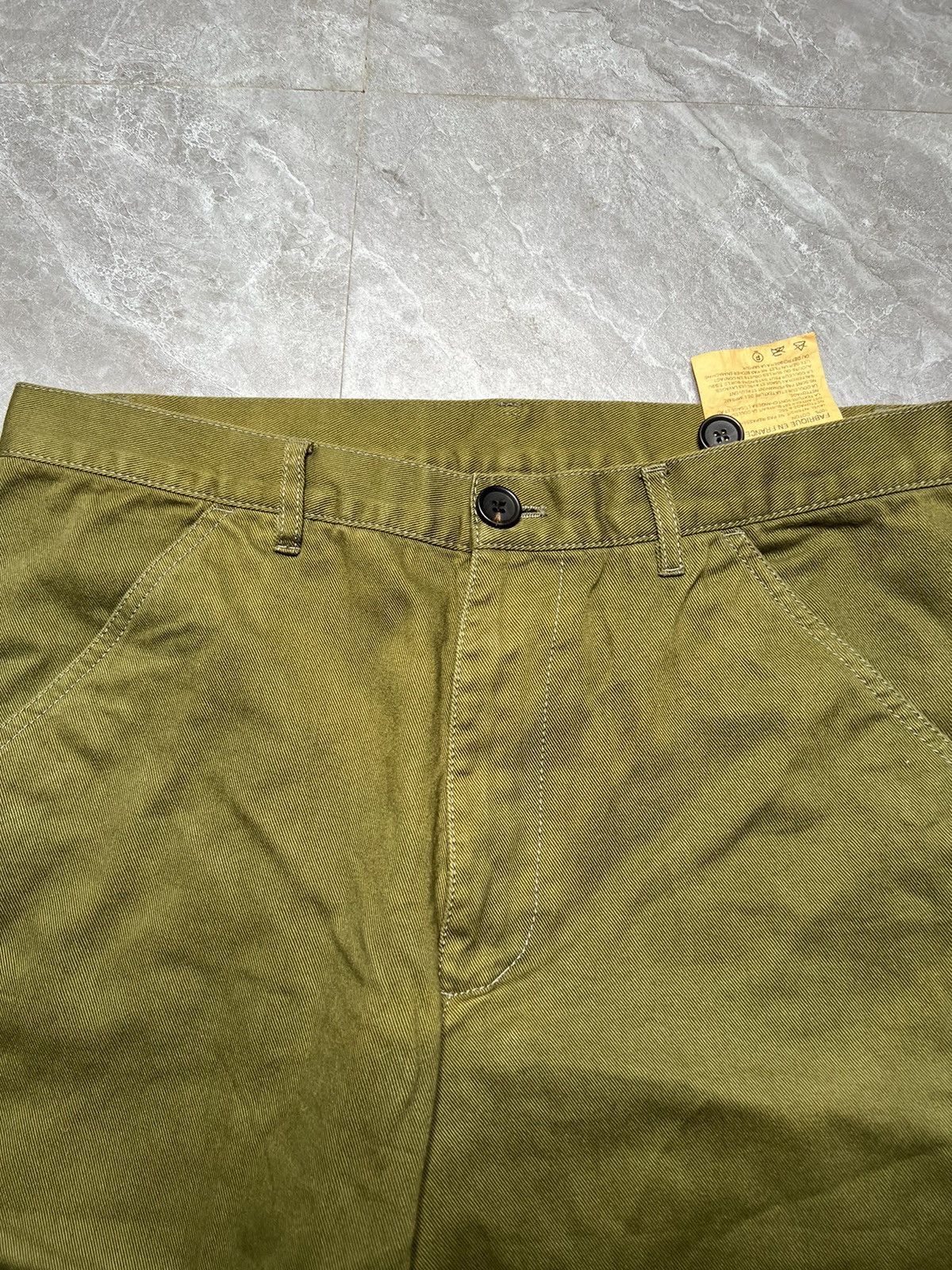 Comme des Garcons SHIRT Comme des Garcons Shirt Canvas Cotton Mind Print wide Pants Size US 32 / EU 48 - 3 Thumbnail