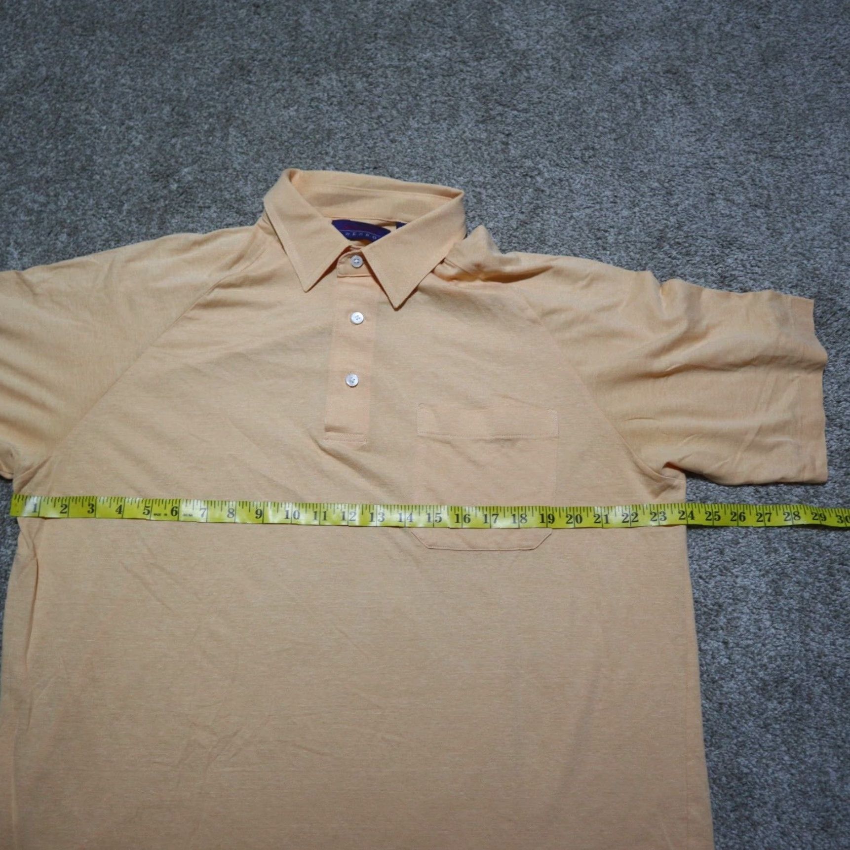 Enro ENRO Polo Shirt Adult 2XL Orange Solid Short Sleeve Men’s Golf Regular 100% Polyester Shirt Size US XXL / EU 58 / 5 - 4 Thumbnail