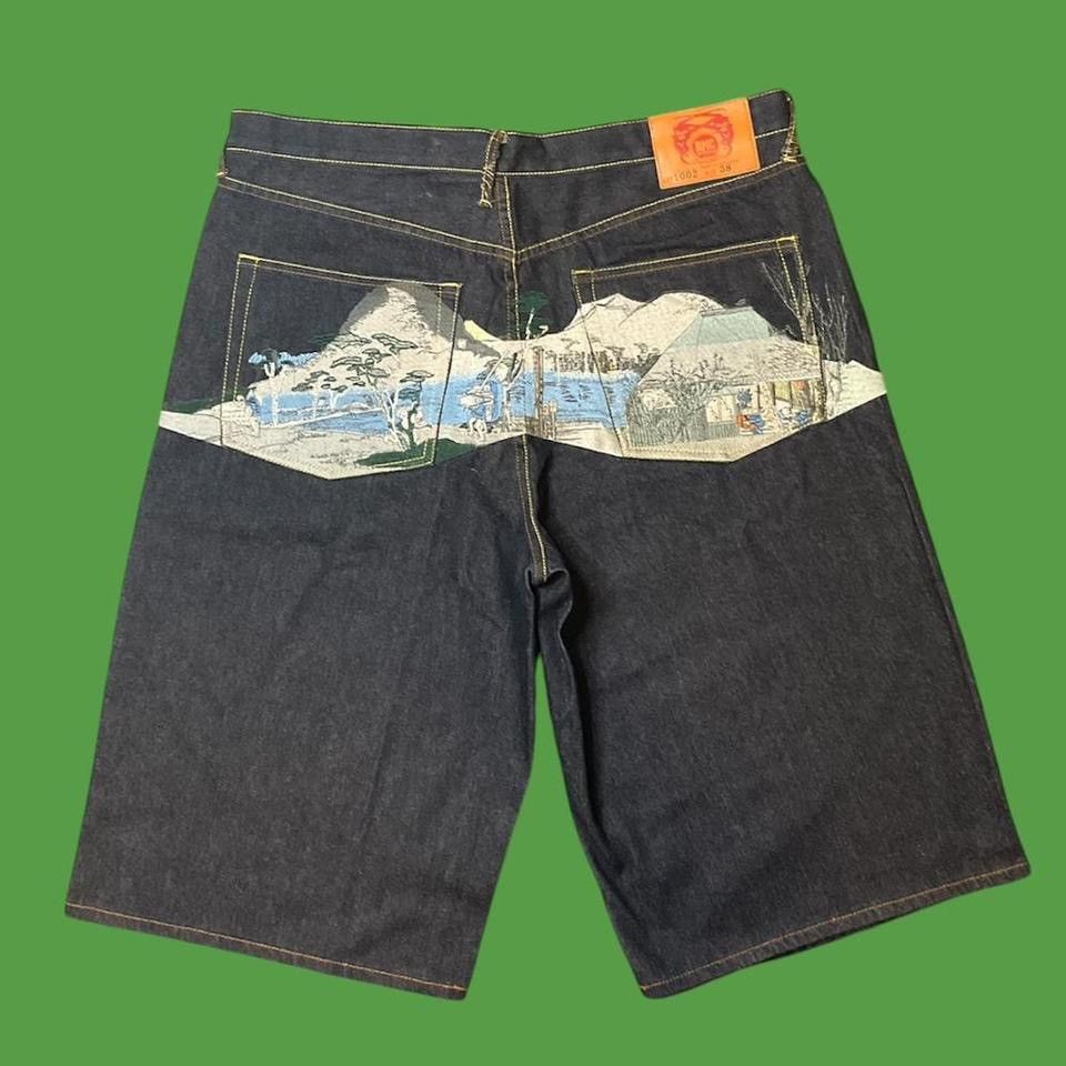 Red Monkey denim jean fashion shorts Mens 40