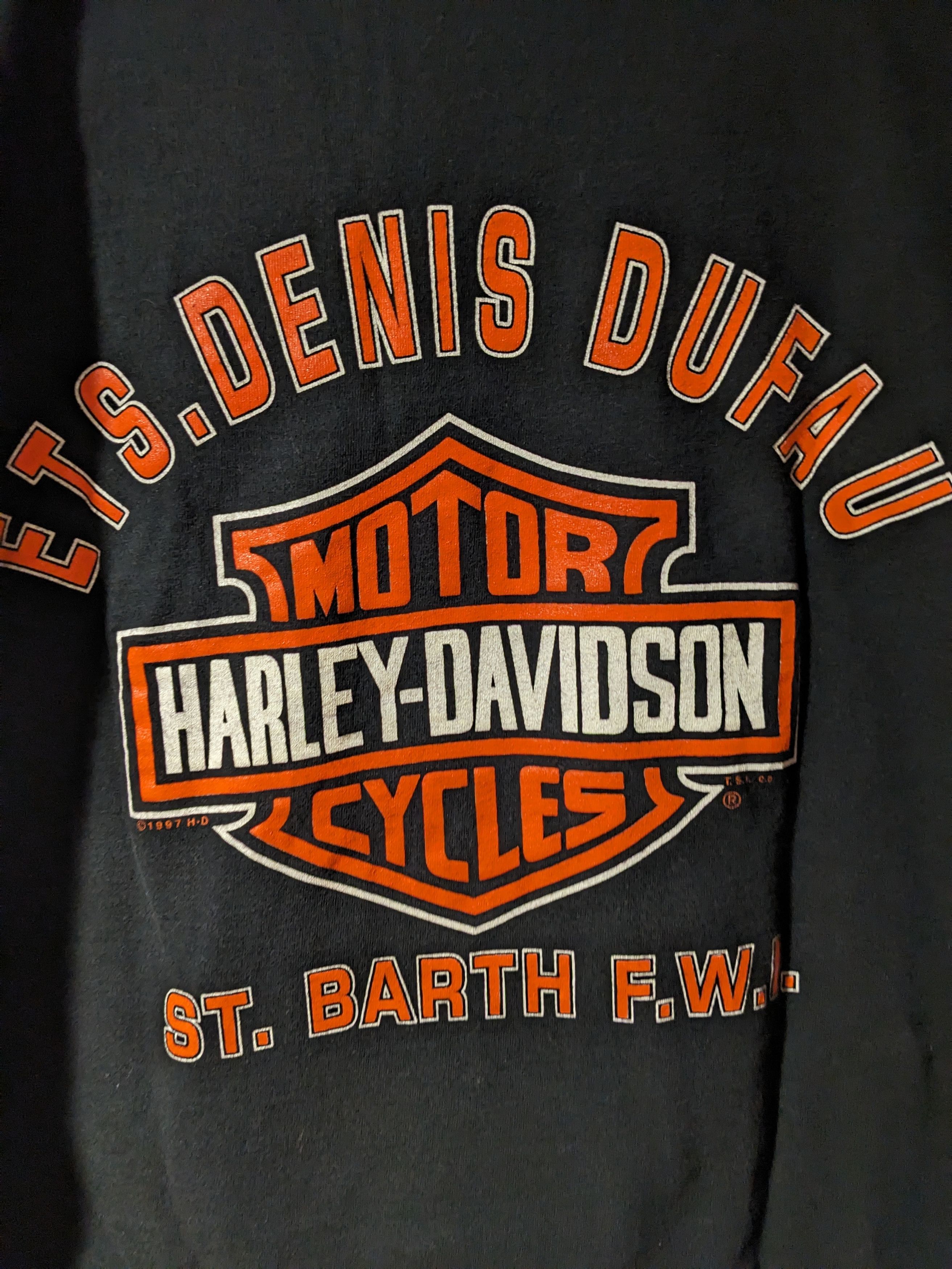 Harley Davidson × Vintage Vintage 1997 Harley Davidson Genuine Motorcycle T-Shirt Size US L / EU 52-54 / 3 - 6 Thumbnail