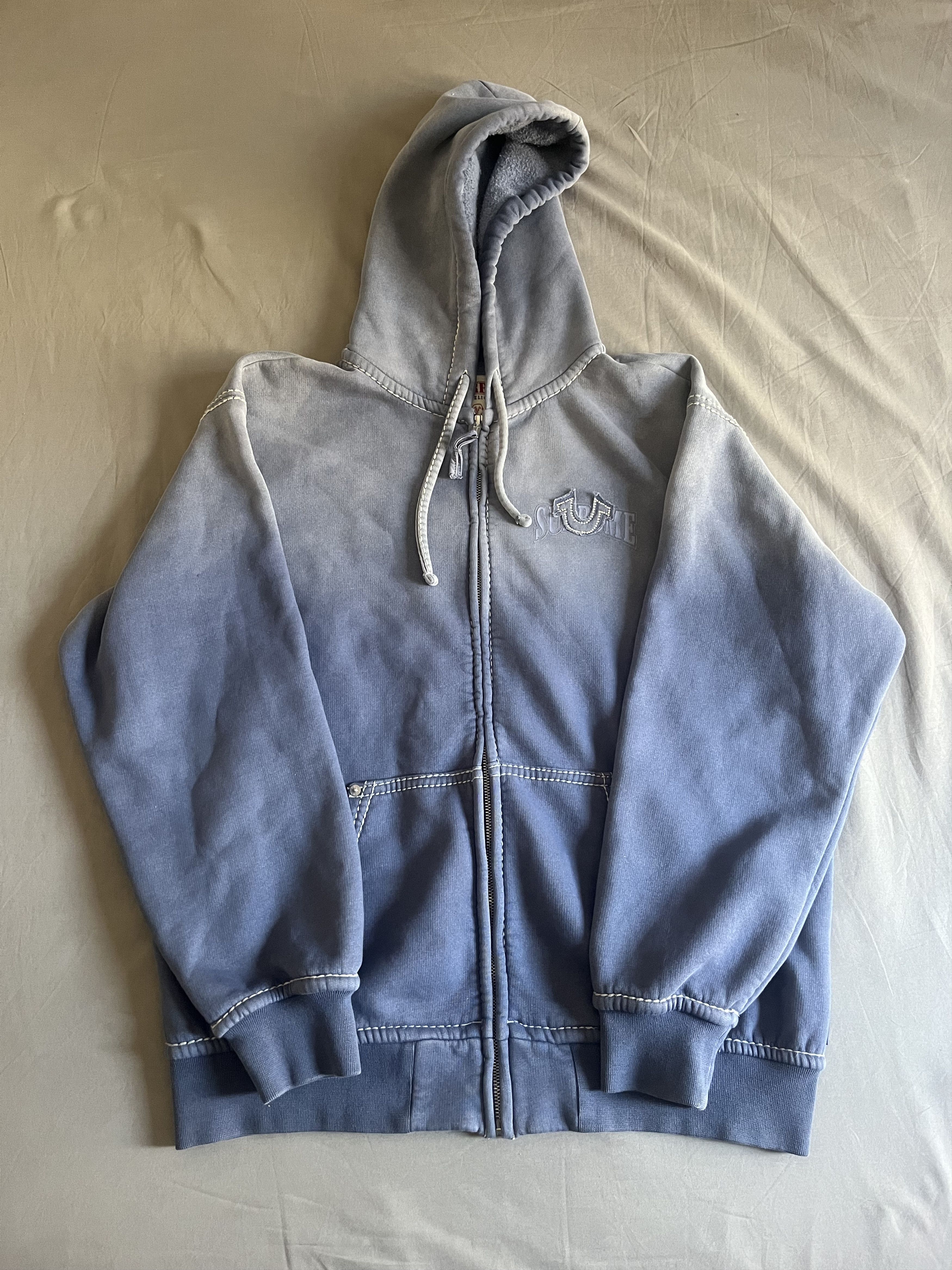 Supreme X True Religion Zip Up | Grailed