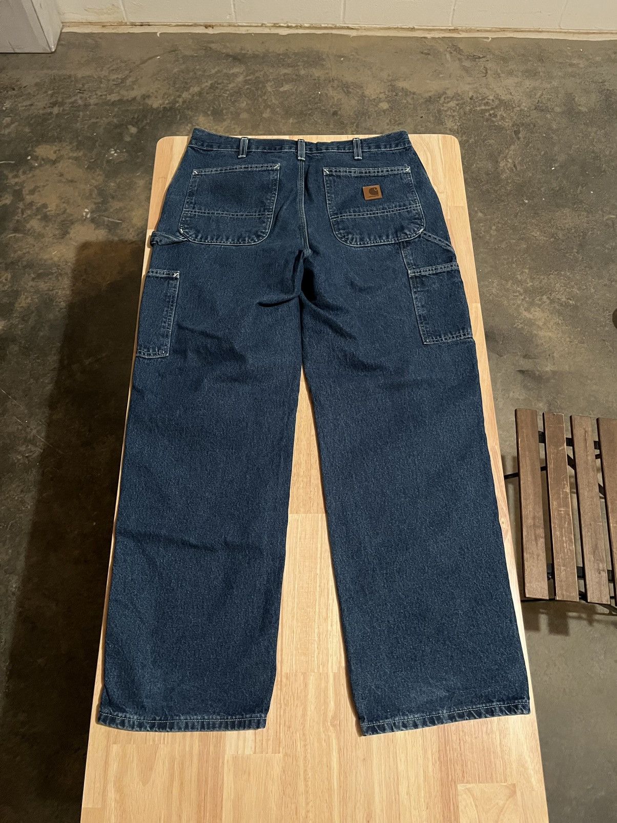 Carhartt Carhartt Carpenter Blue Denim 33/30 Size US 33 - 1 Thumbnail