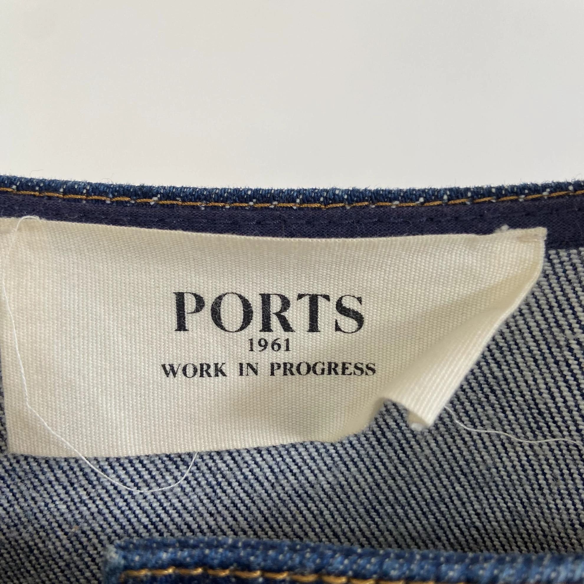 Vintage Vintage Ports Blue Denim Jacket L Size L / US 10 / IT 46 - 6 Thumbnail