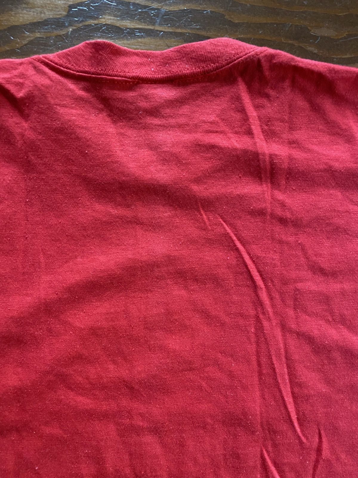Champion × Vintage Vintage 70’s Washington Post Champion Red Single Stitch Tee Size US S / EU 44-46 / 1 - 15 Thumbnail