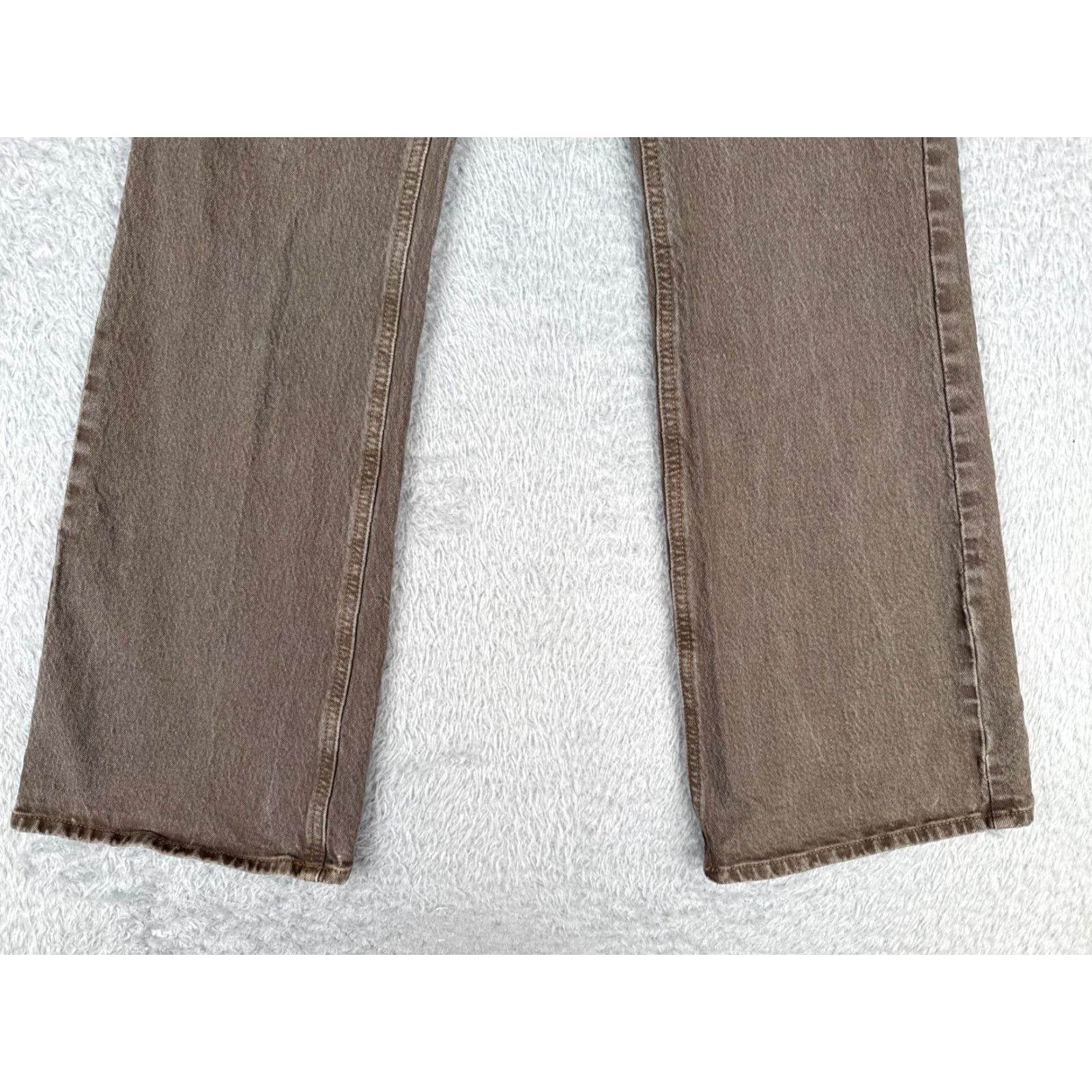 Pacsun Pacsun Jeans Womens 25 Brown Denim Stretch High Rise Bootcut Cotton Blend 25x29 Size 42" / US 20 - 2 Thumbnail