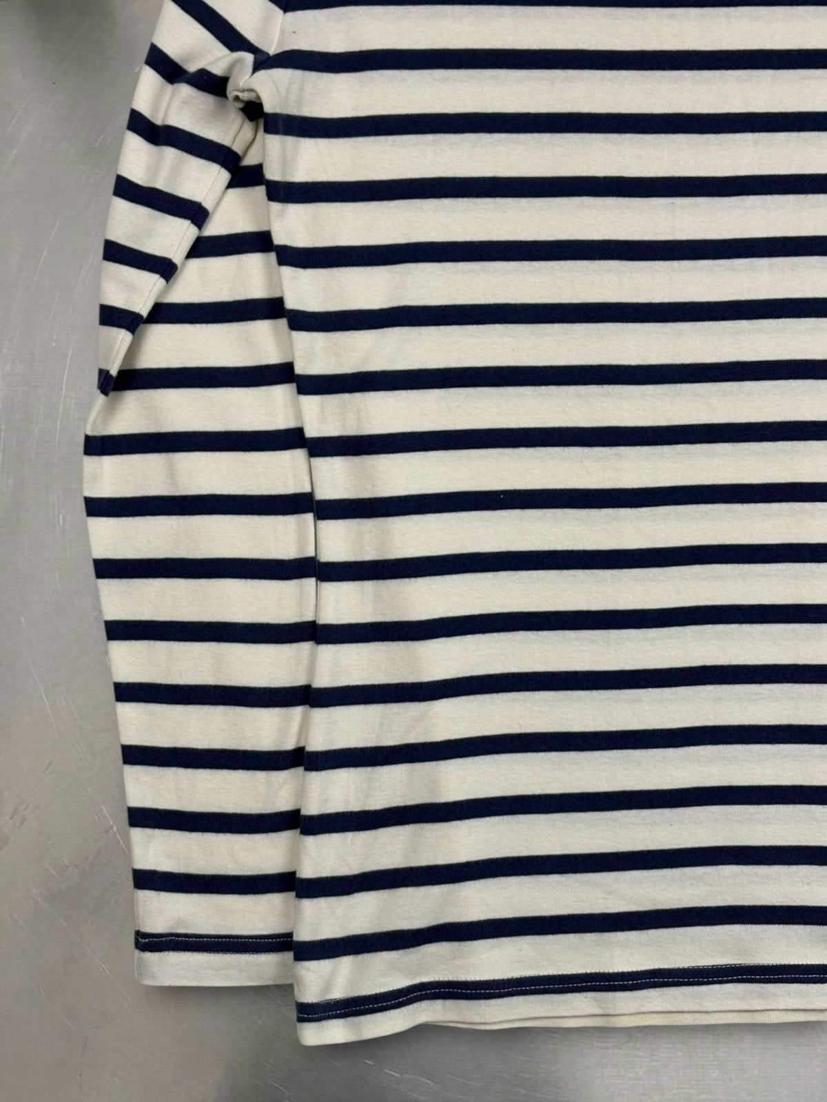 Jean Paul Gaultier Jean Paul Gaultier Maille Striped Longsleeve Navy White Size S / US 4 / IT 40 - 7 Thumbnail