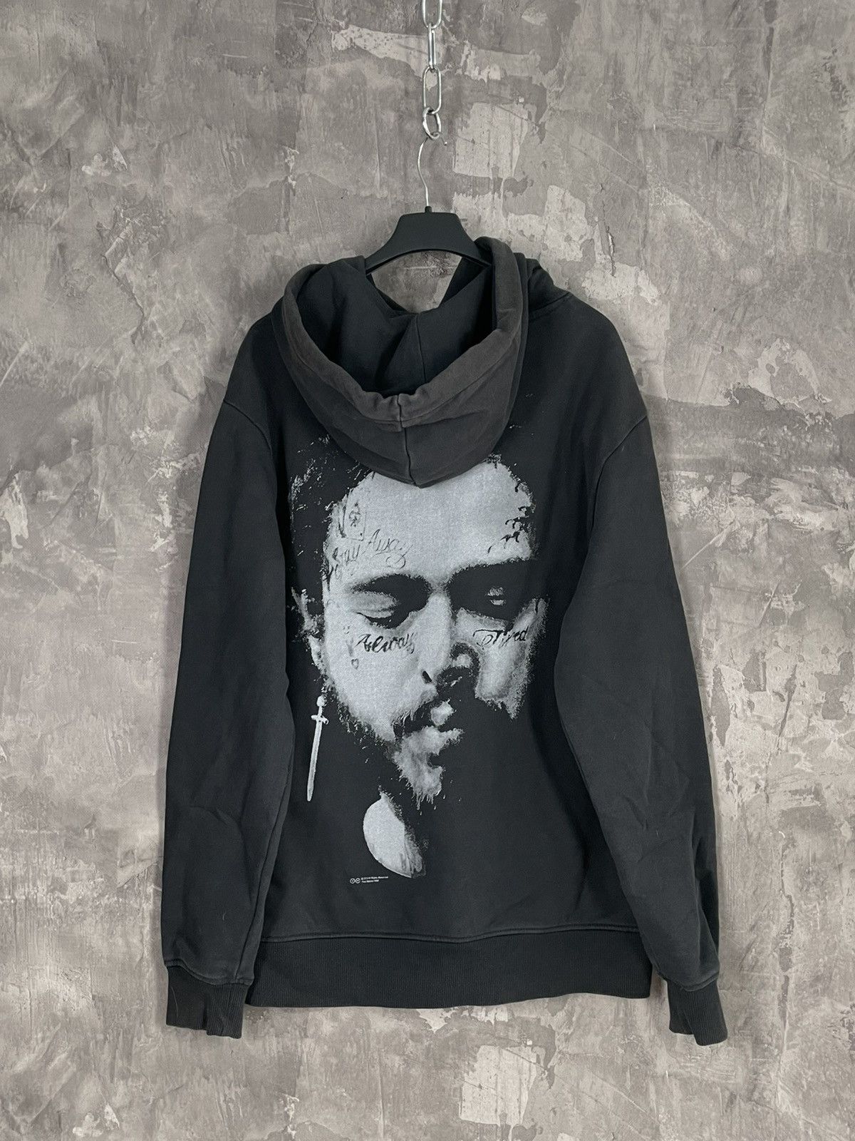 POST&CO × Rap Tees Post Malone Big Logo Hype Portrait Rare Hoodie Size US M / EU 48-50 / 2 - 1 Thumbnail
