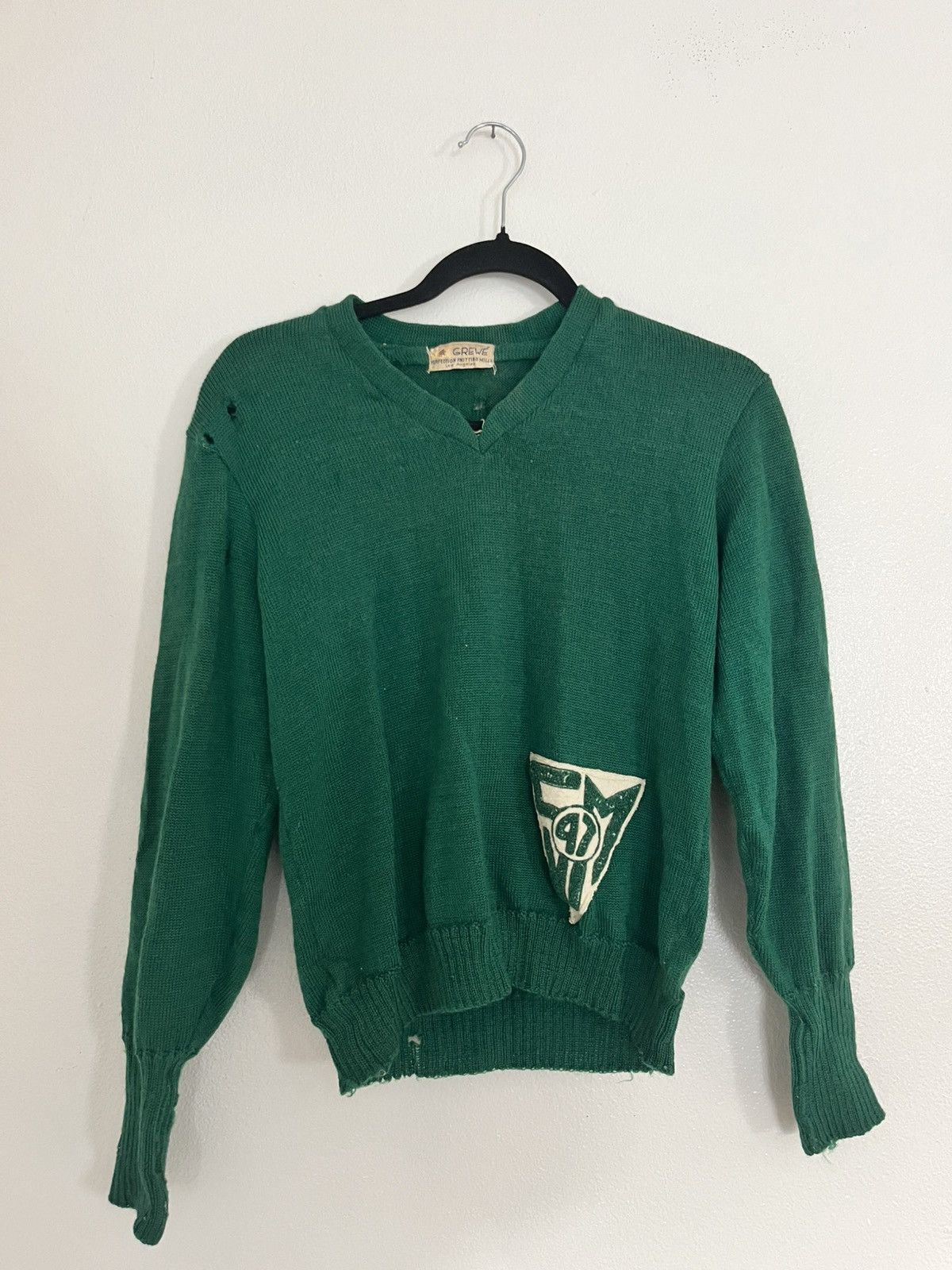 Other Vintage green wool sweater Size US S / EU 44-46 / 1 - 1 Thumbnail