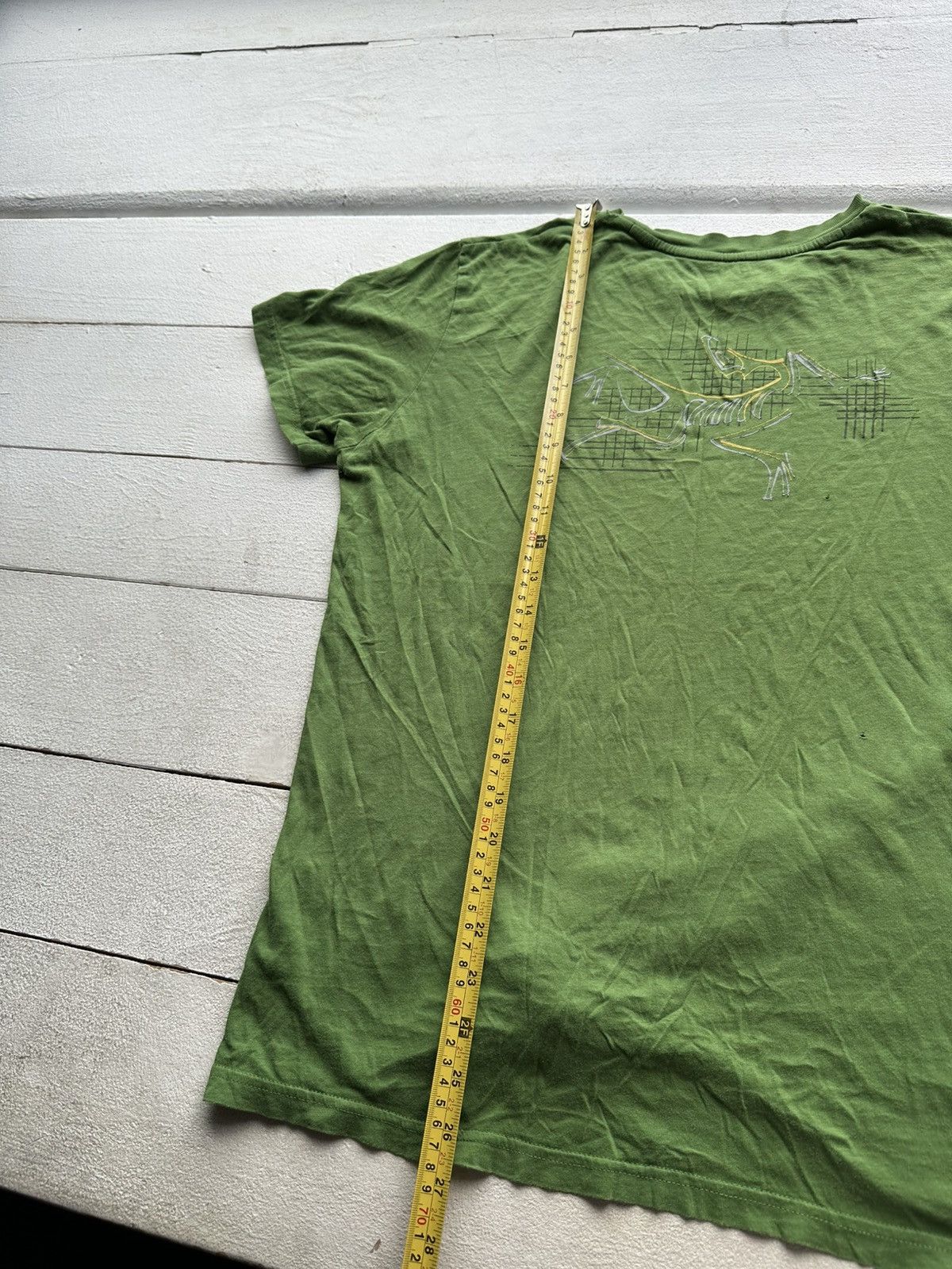 Arc'teryx 🚨ARCTERYX DISTRESSED GREEN TEE WITH BIG LOGO OUTDOOR Size US M / EU 48-50 / 2 - 19 Thumbnail