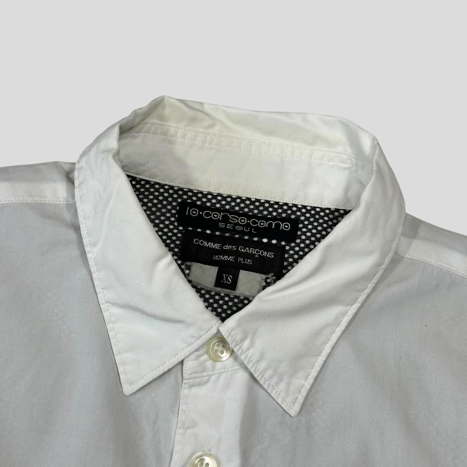 Comme des Garcons CDG Homme Plus x 10-Corso-Come 2010 Mesh Back Shirt - XS Size US XS / EU 42 / 0 - 5 Thumbnail