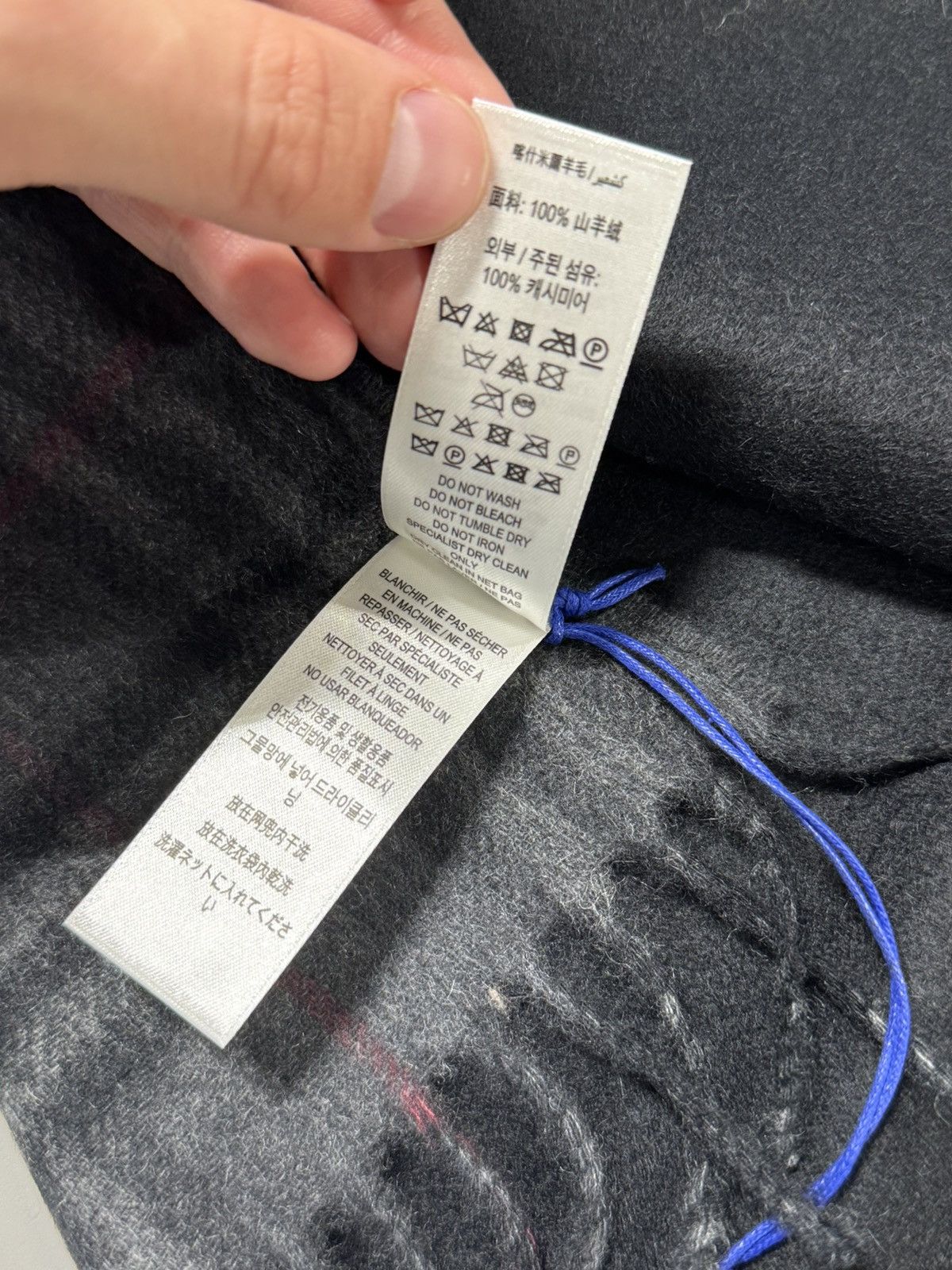 Burberry Burberry Check Cashmere Reversible Scarf NEW 700$ Size ONE SIZE - 3 Thumbnail