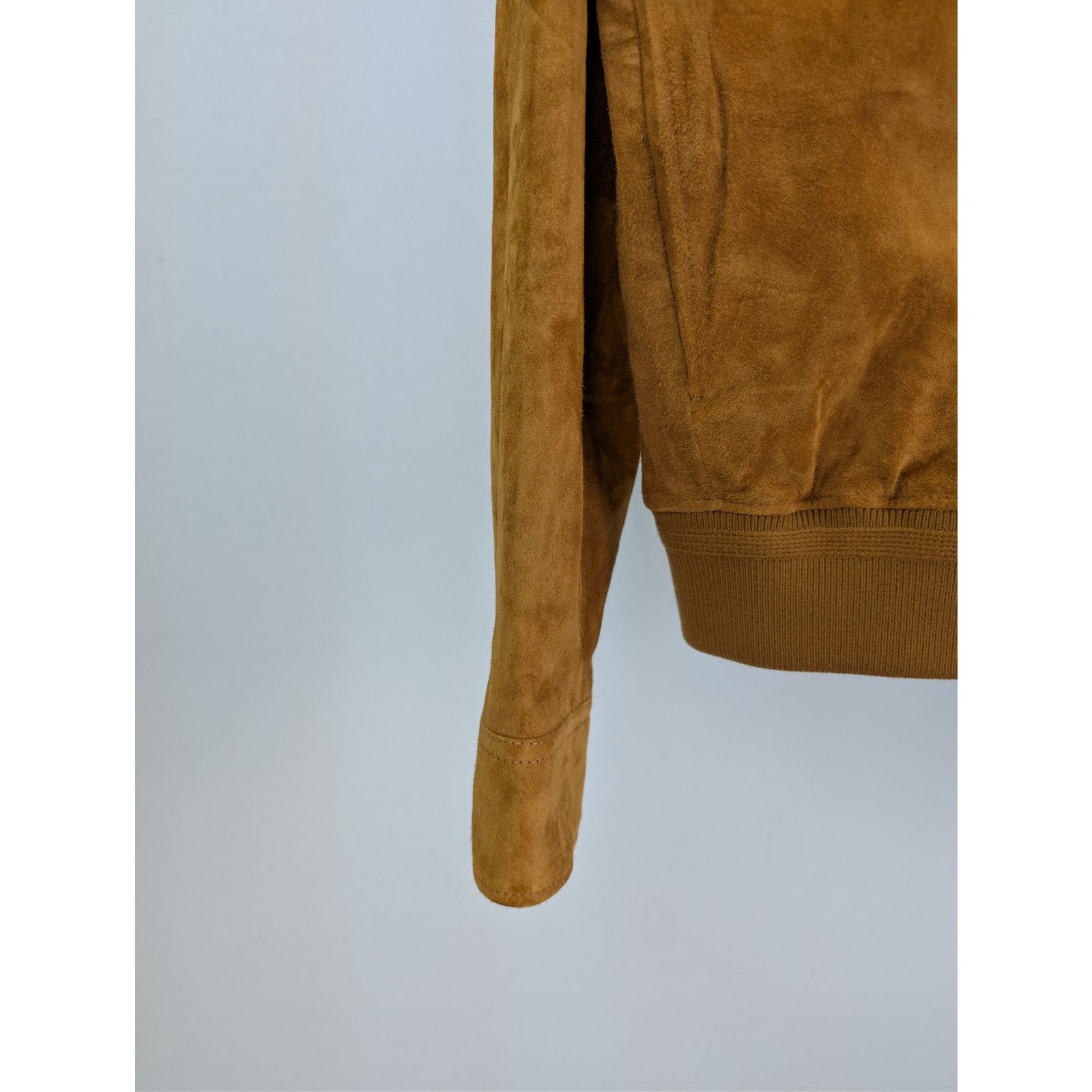 Loro Piana o1rshd1 Suede Jacket Suede Button Jacket in Cognac 52 Size US L / EU 52-54 / 3 - 6 Thumbnail