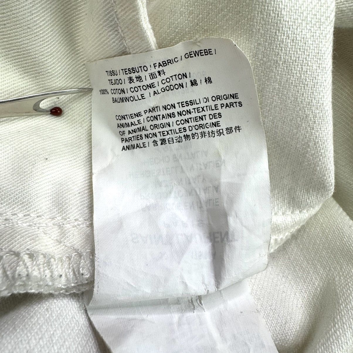 Saint Laurent Paris SAINT LAURENT PARIS SS19 WHITE D17 DENIM Size US 30 / EU 46 - 5 Thumbnail