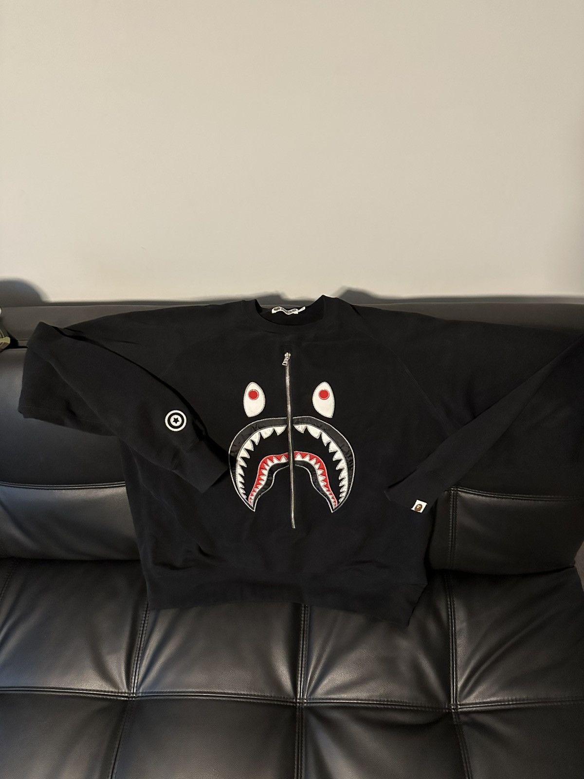 BAPE 3XL Shark Zip Crew