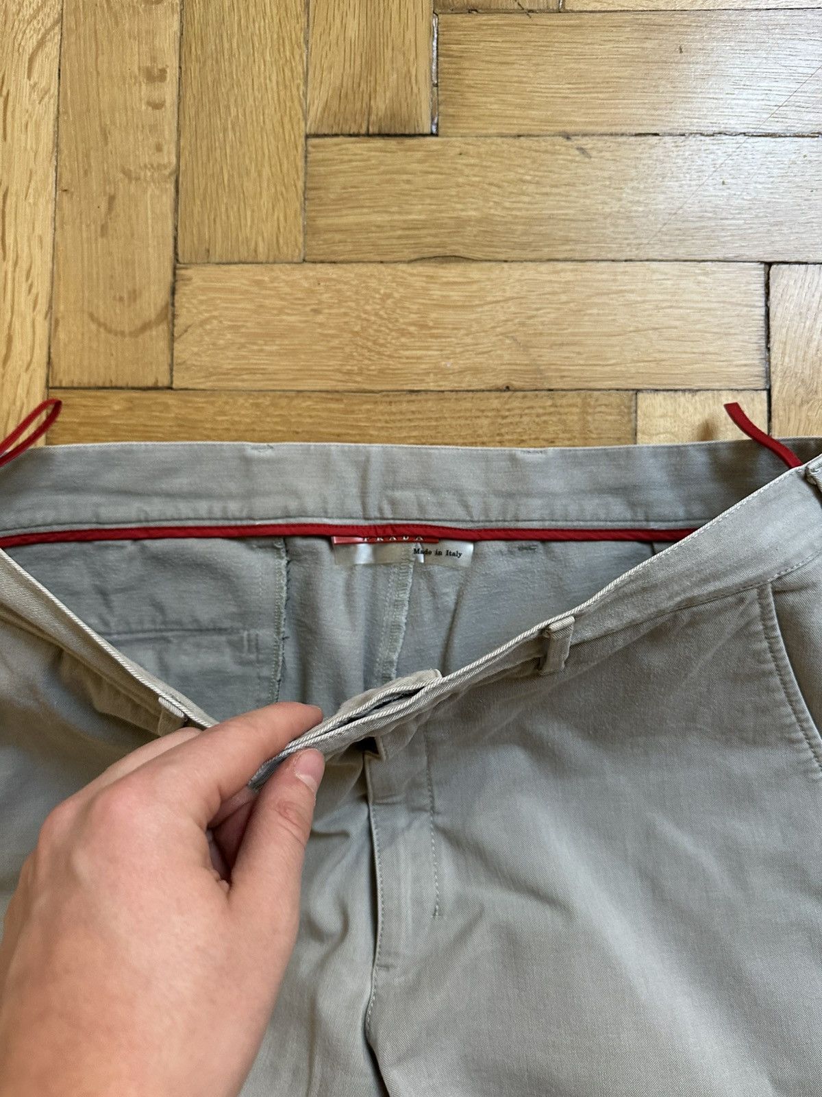 Prada Vintage Prada Sport Collection 00s Red Tab Archive Pants Size US 33 - 10 Thumbnail