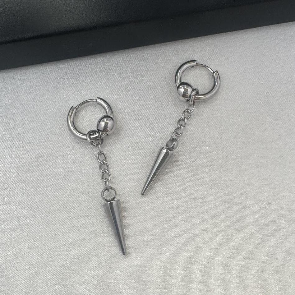 Other Triangle Cone Dangle Drop Earrings for Men Women Unisex Size ONE SIZE - 2 Thumbnail