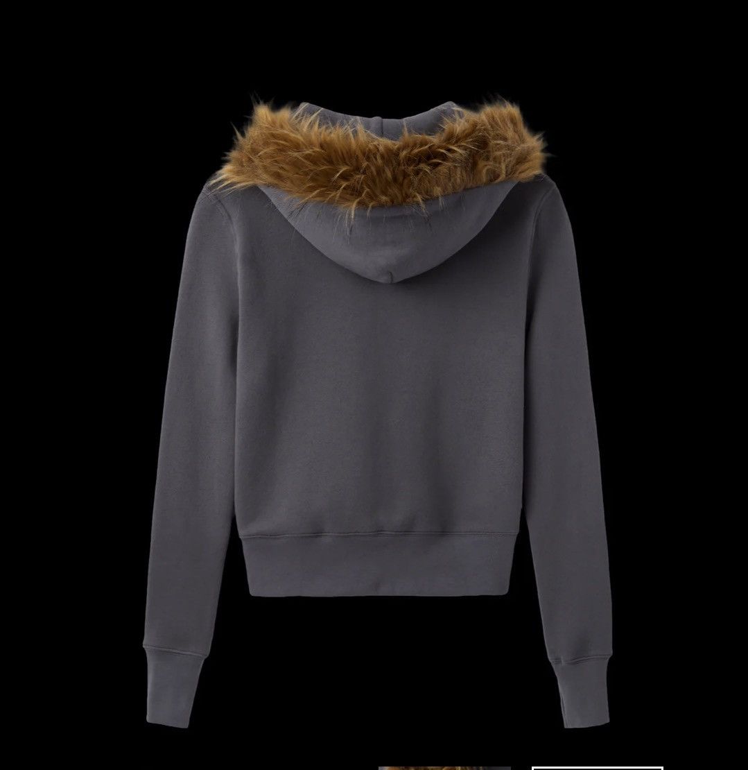 The GV Gallery The GV Gallery Paris Hilton Fuax Fur Zip Up Hoodie Size L / US 10 / IT 46 - 6 Thumbnail