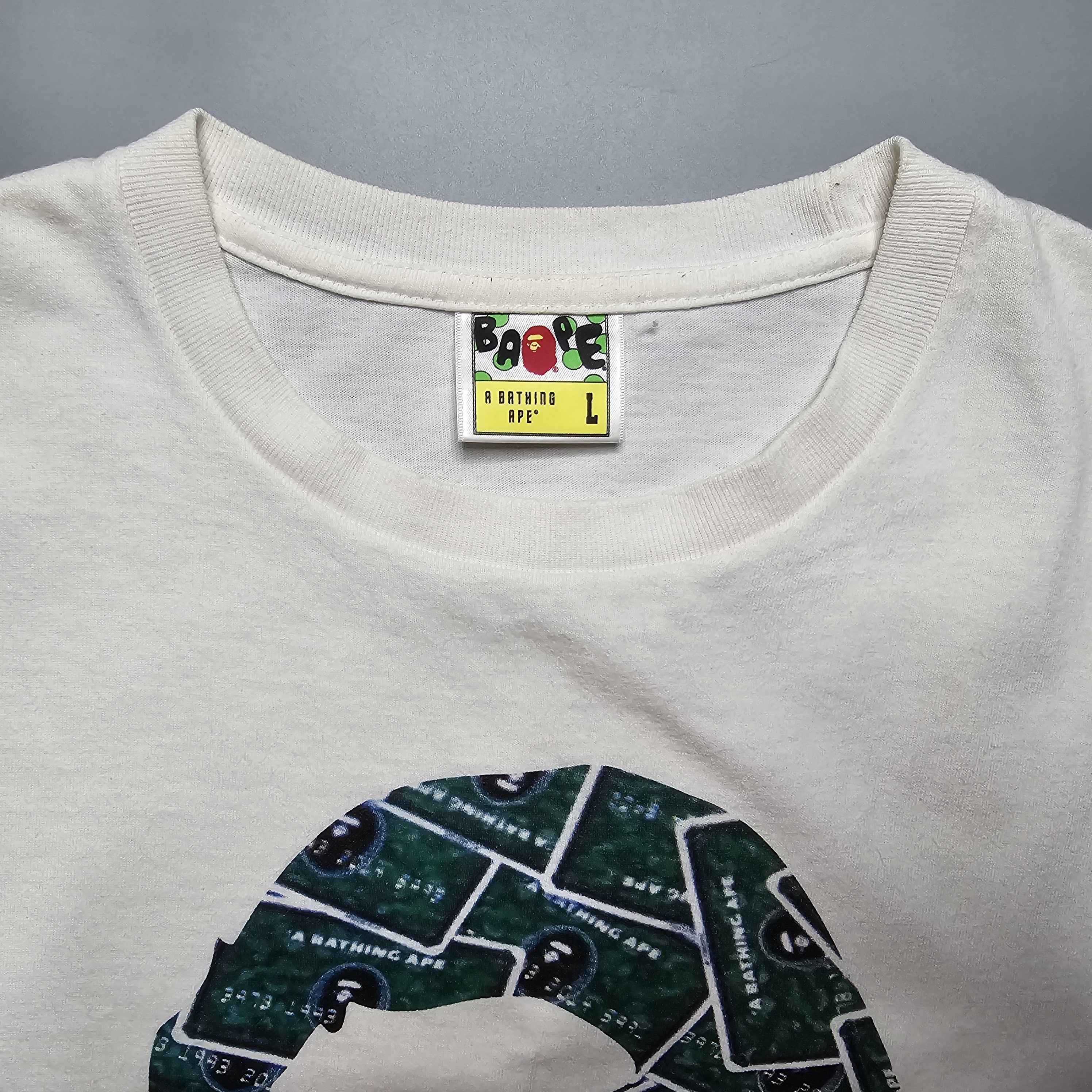 Bape Bape Card By Bathing Ape Tee Size US L / EU 52-54 / 3 - 5 Thumbnail