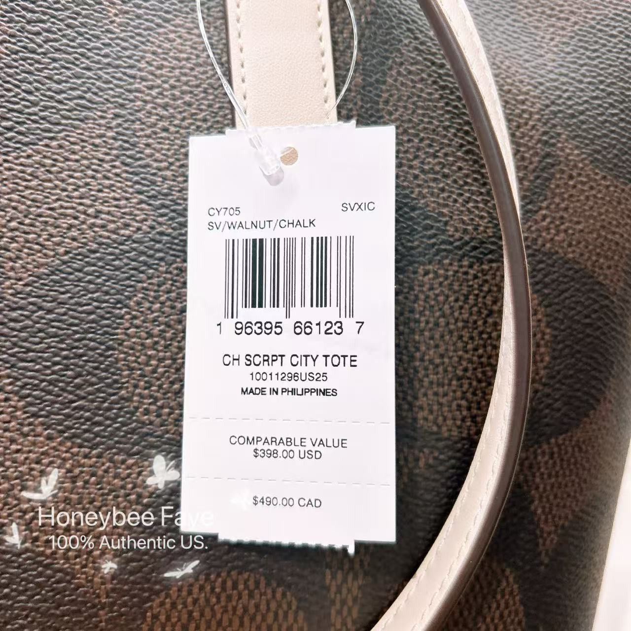 Coach City Tote Bag With Coach Graphic CY705 Size ONE SIZE - 3 Thumbnail
