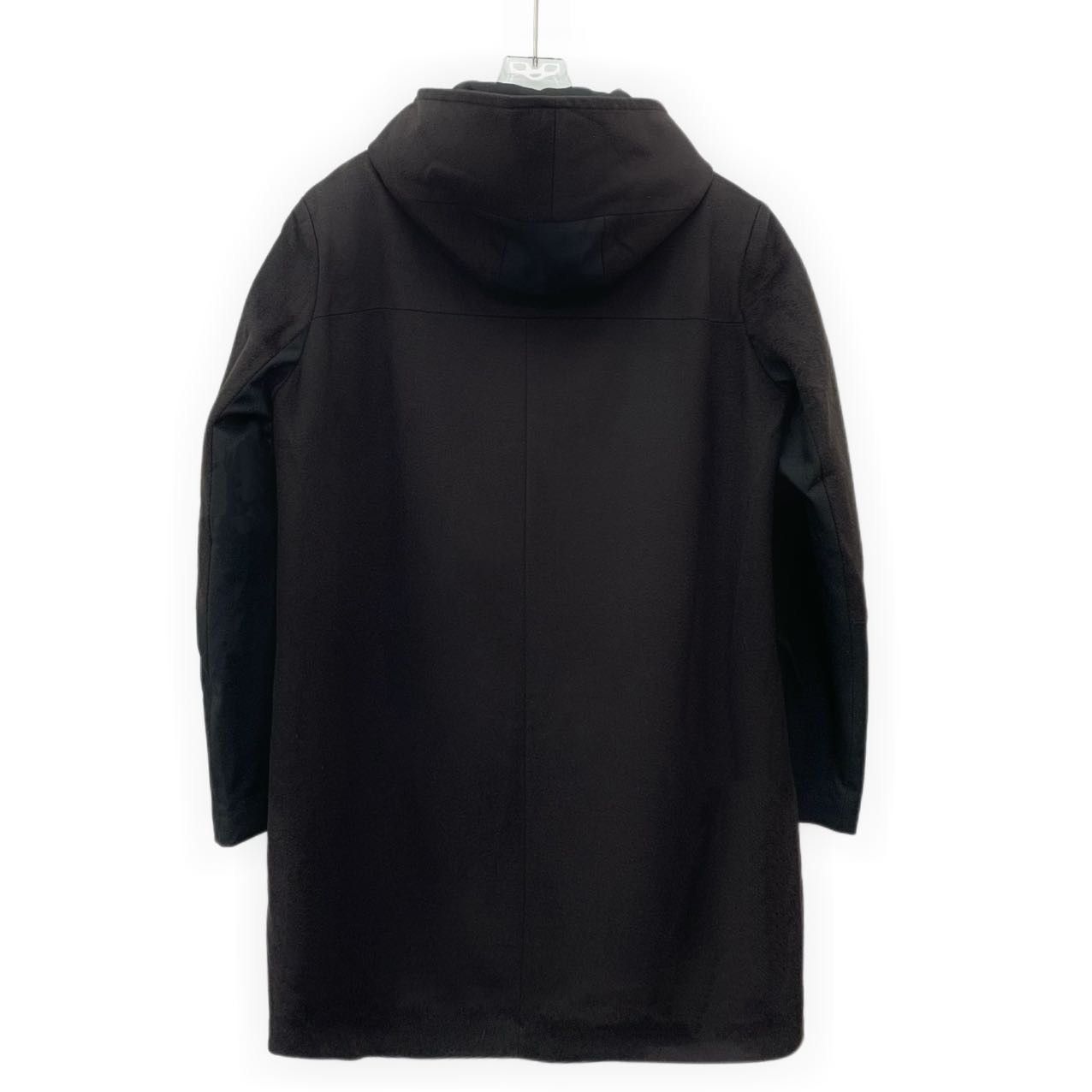 Balenciaga Balenciaga Brown Wool Hooded Coat (Size L) Size US L / EU 52-54 / 3 - 2 Thumbnail